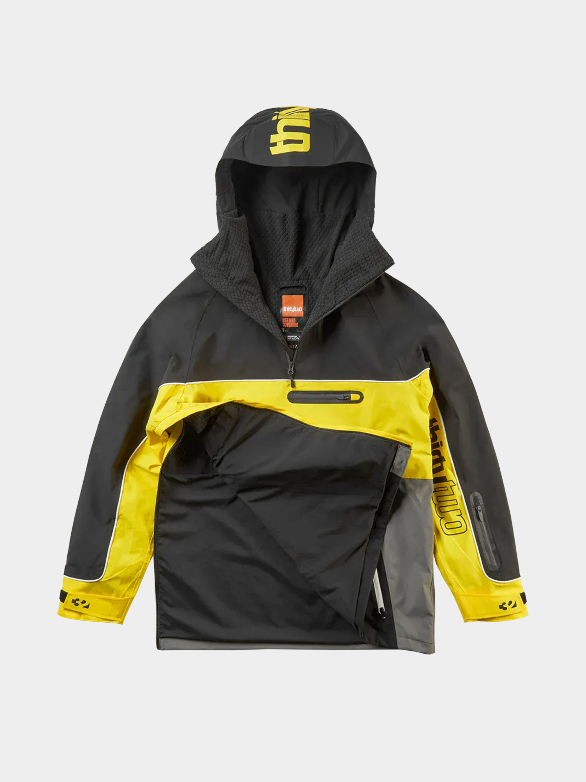 Pentru bărbați Geacă de snowboard ThirtyTwo Light Anorak (black/yellow)