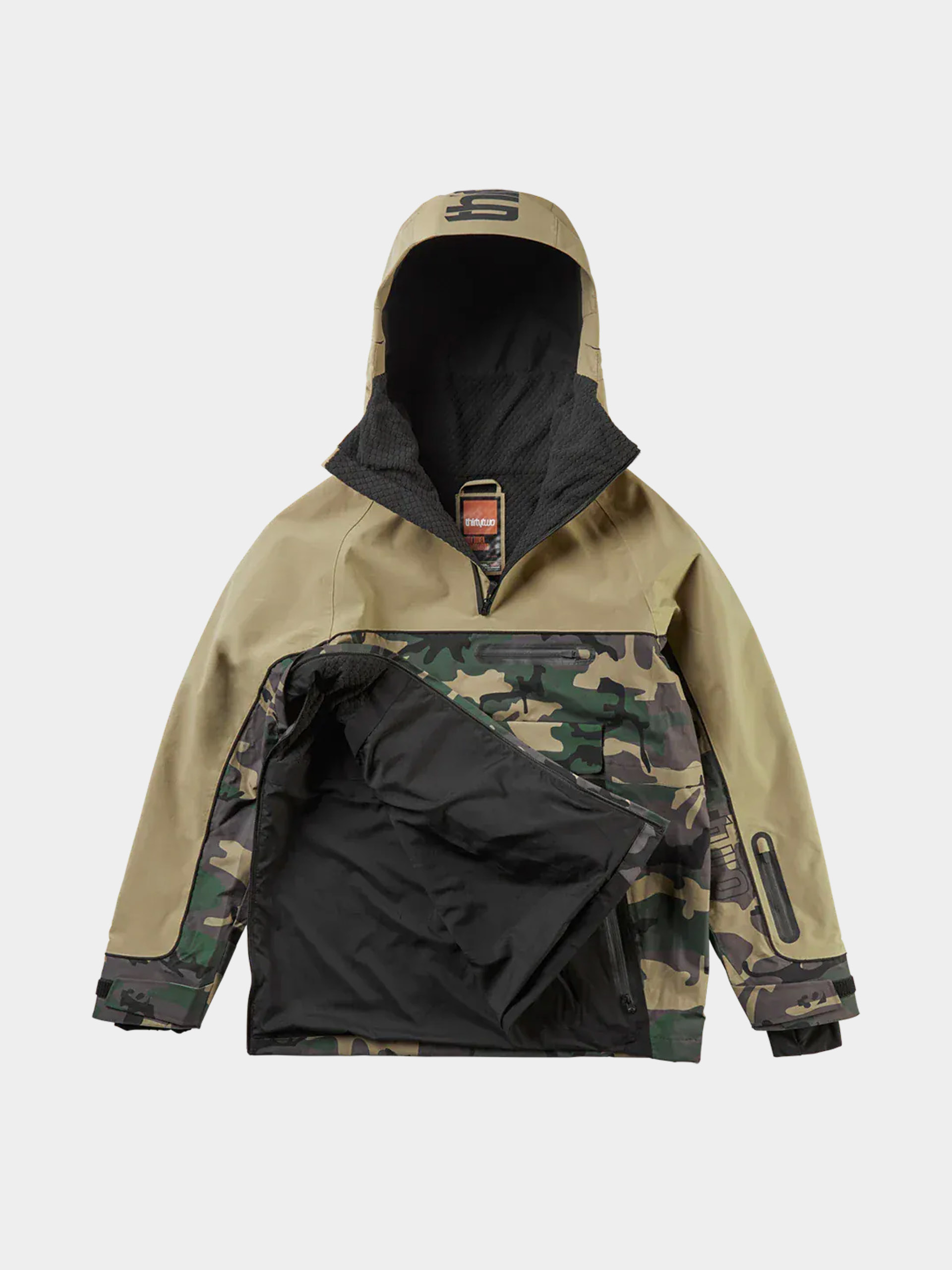 Pentru bărbați Geacă de snowboard ThirtyTwo Light Anorak (camo)