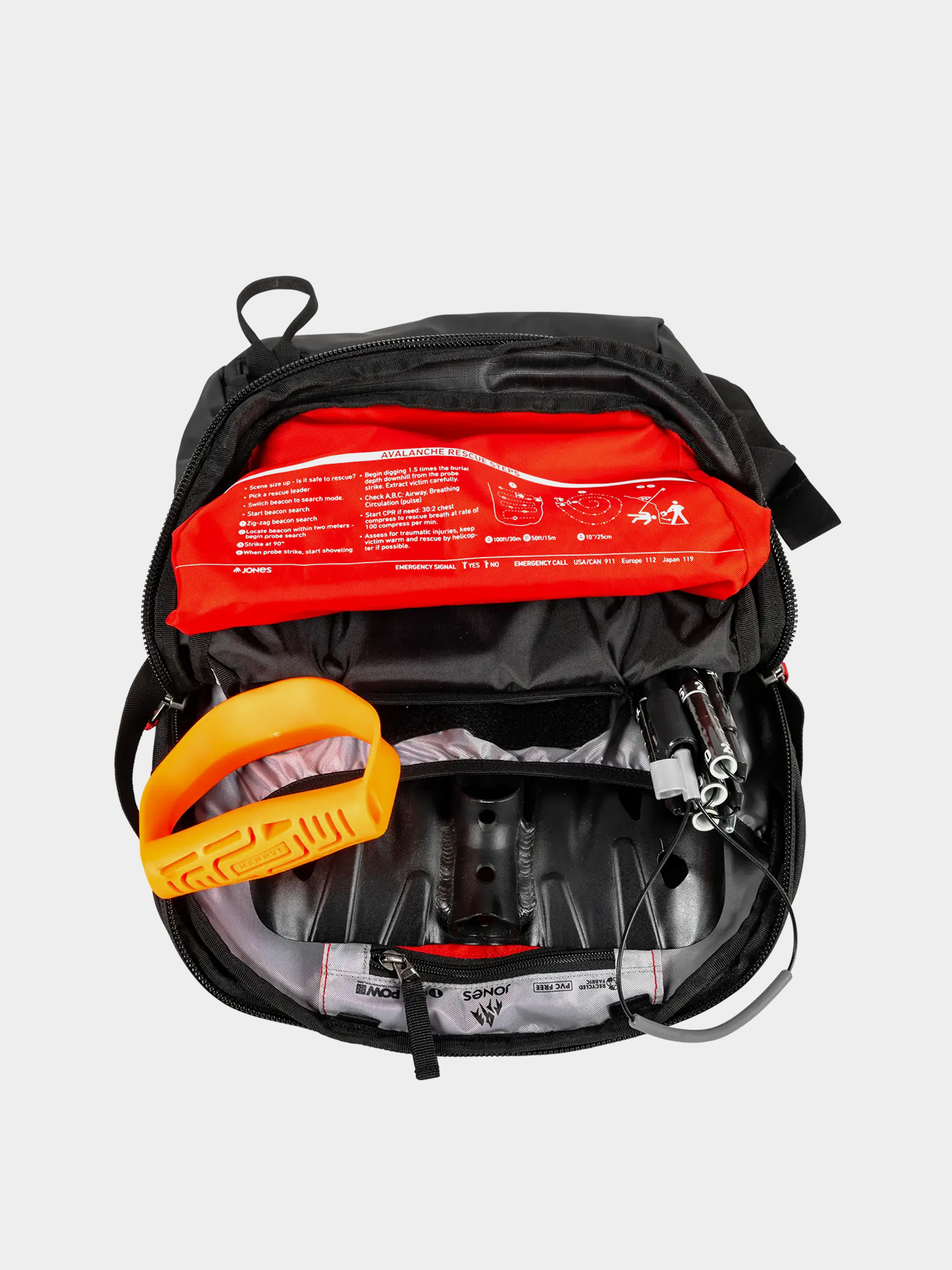 Rucsac Jones Snowboards Deeper 19L (stealth black)