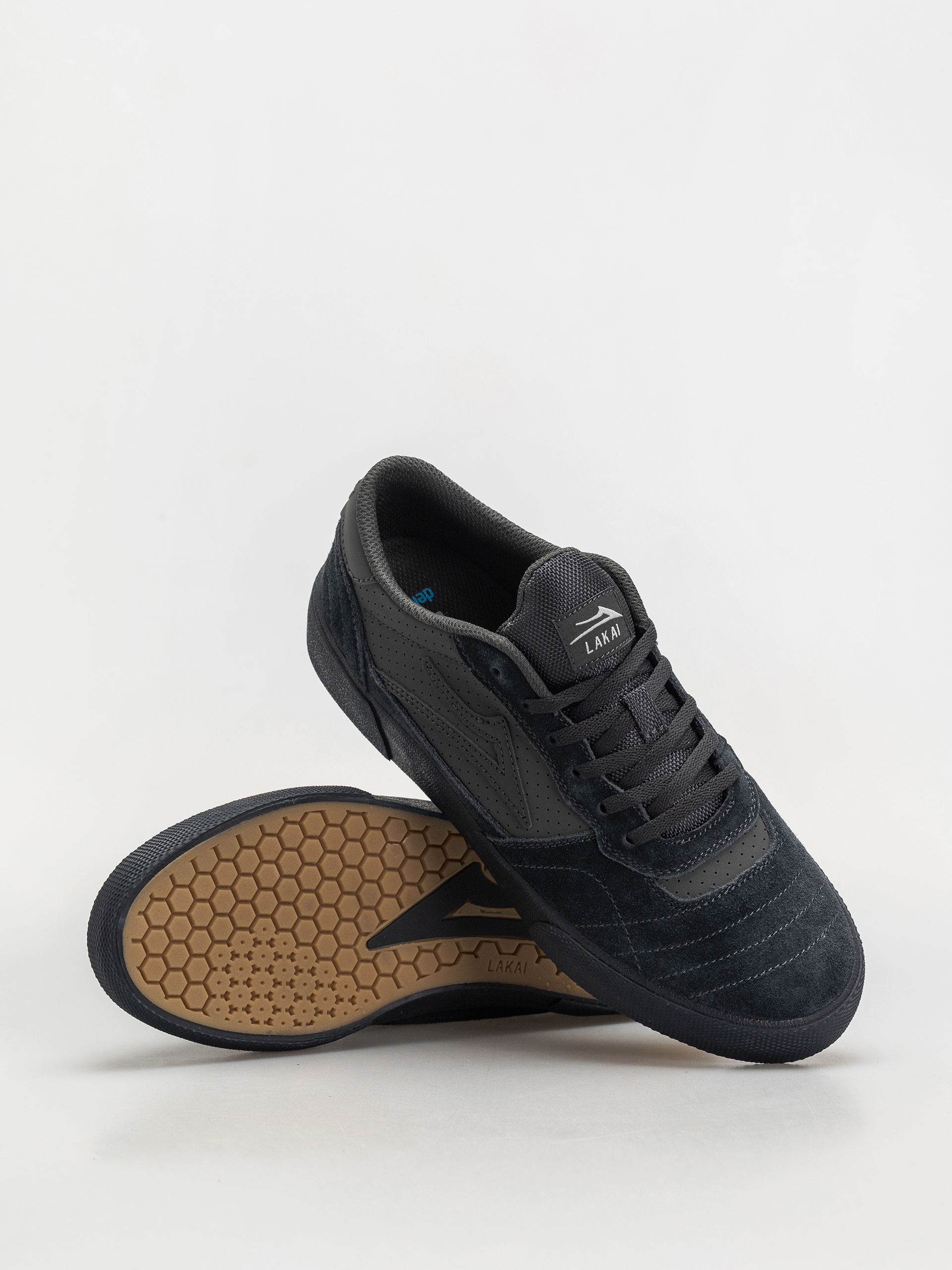Pantofi Lakai Cambridge (charcoal suede)