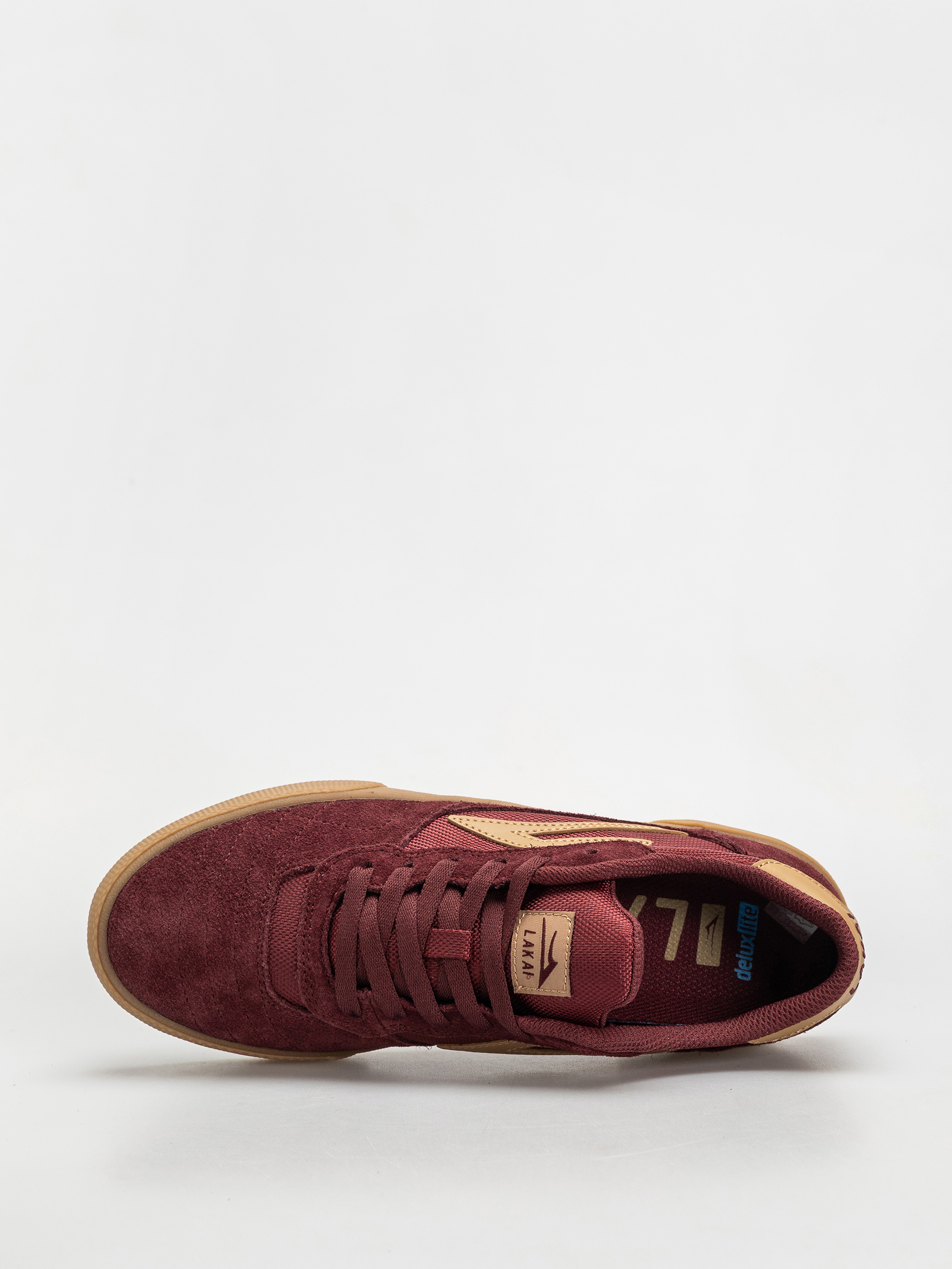 Pantofi Lakai Cambridge - bordo (burgundy suede)