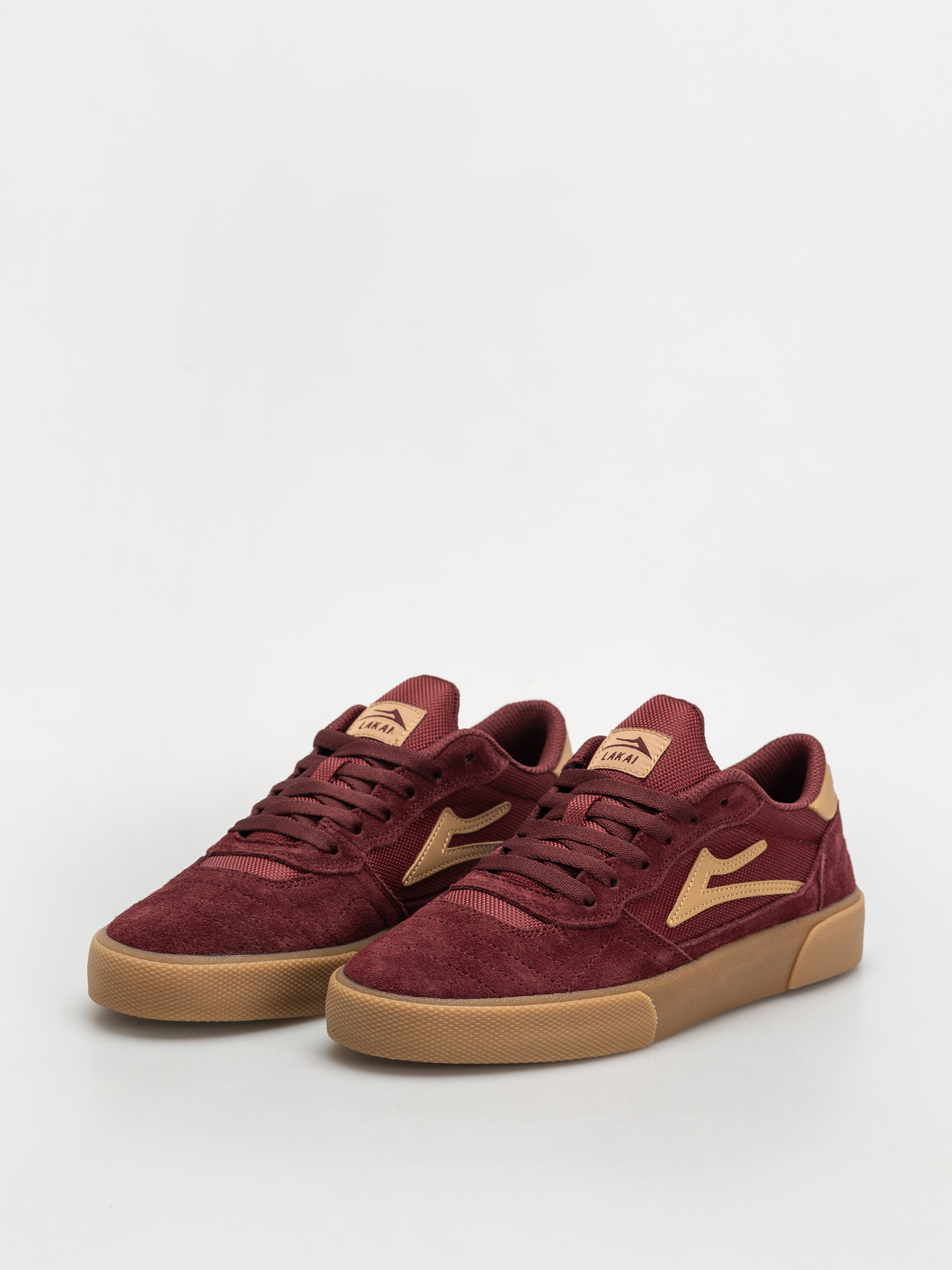Pantofi Lakai Cambridge (burgundy suede)