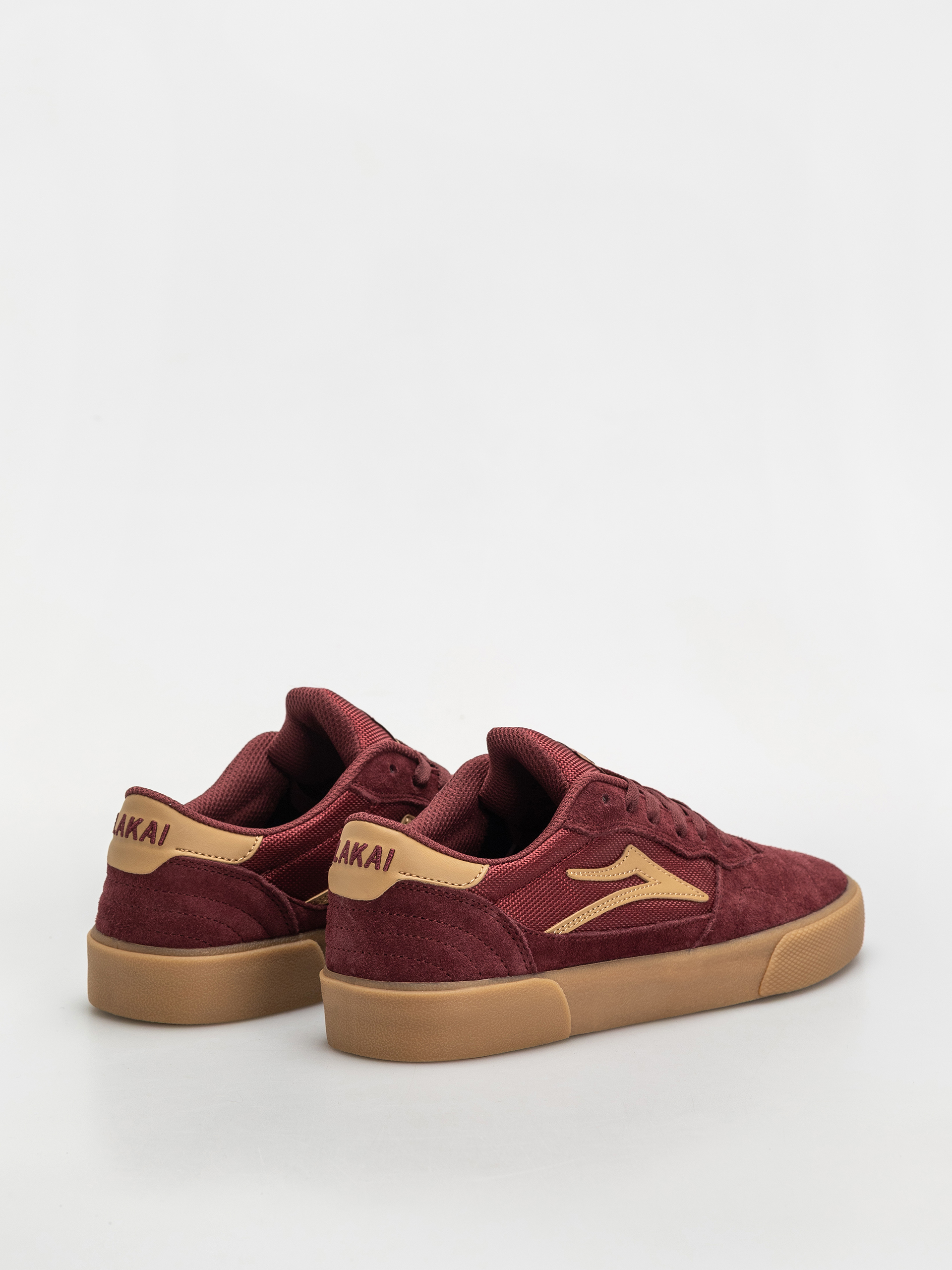Pantofi Lakai Cambridge - bordo (burgundy suede)
