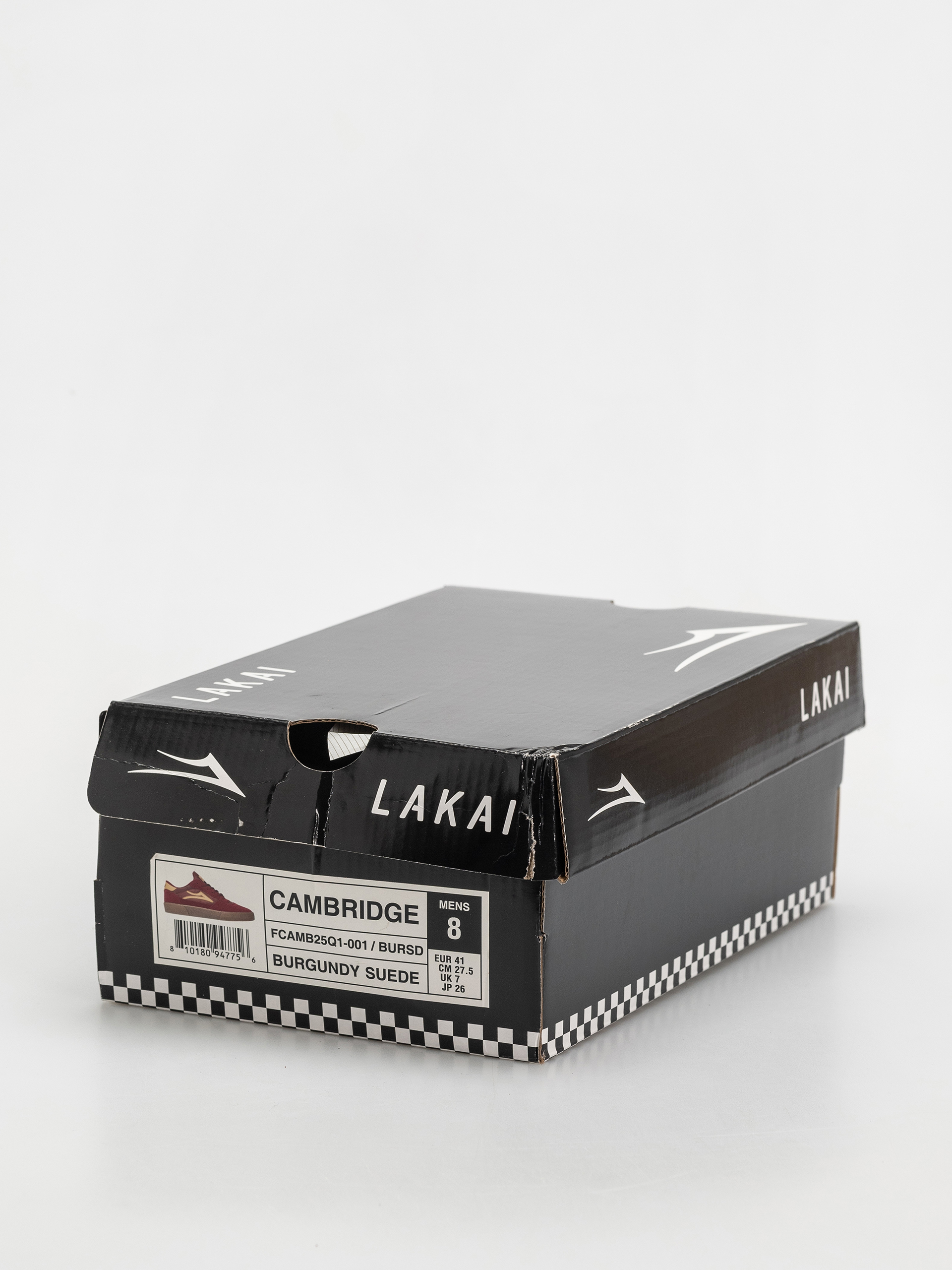 Pantofi Lakai Cambridge (burgundy suede)