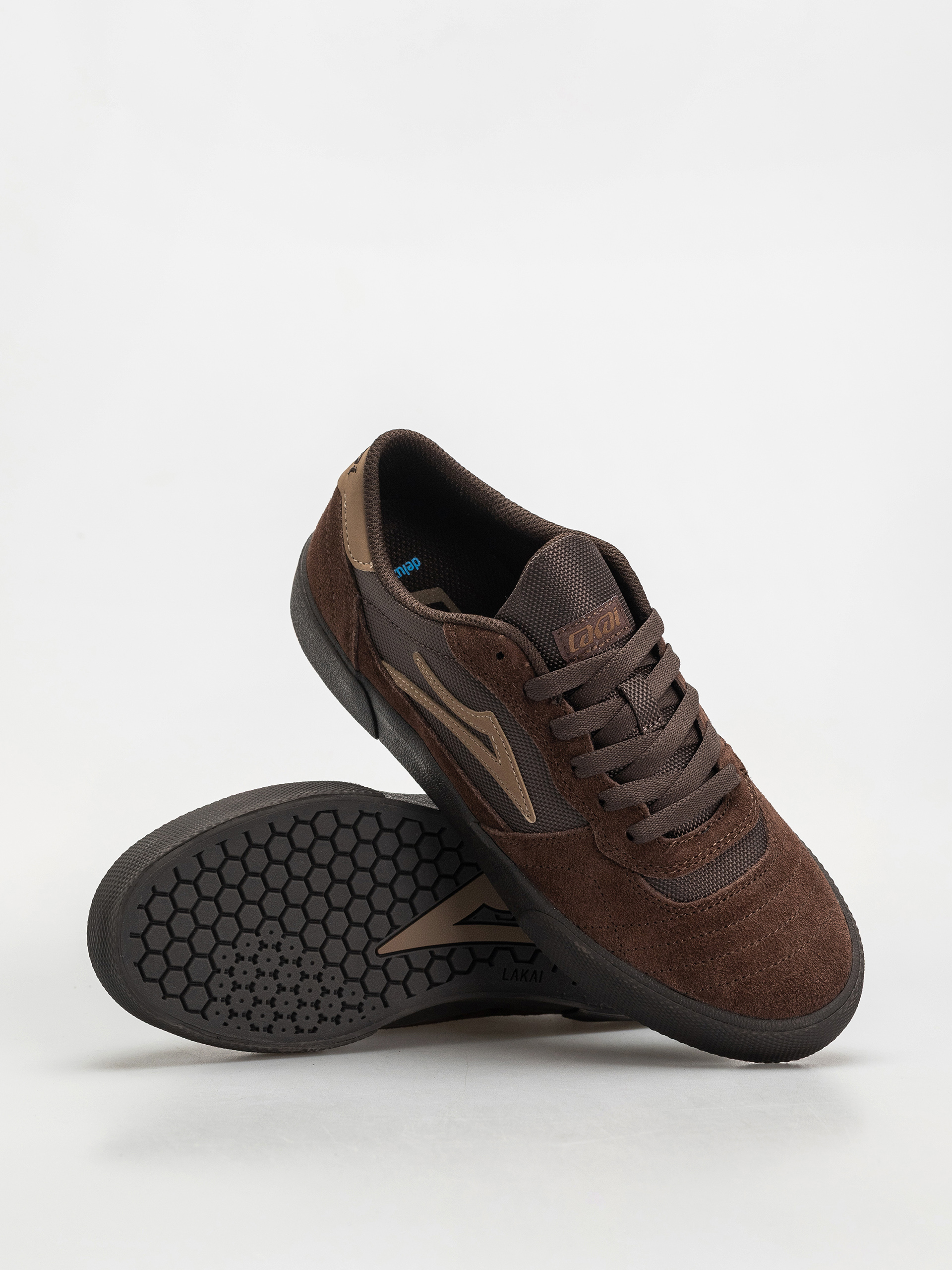 Pantofi Lakai Cambridge (chestnut suede monochrome)
