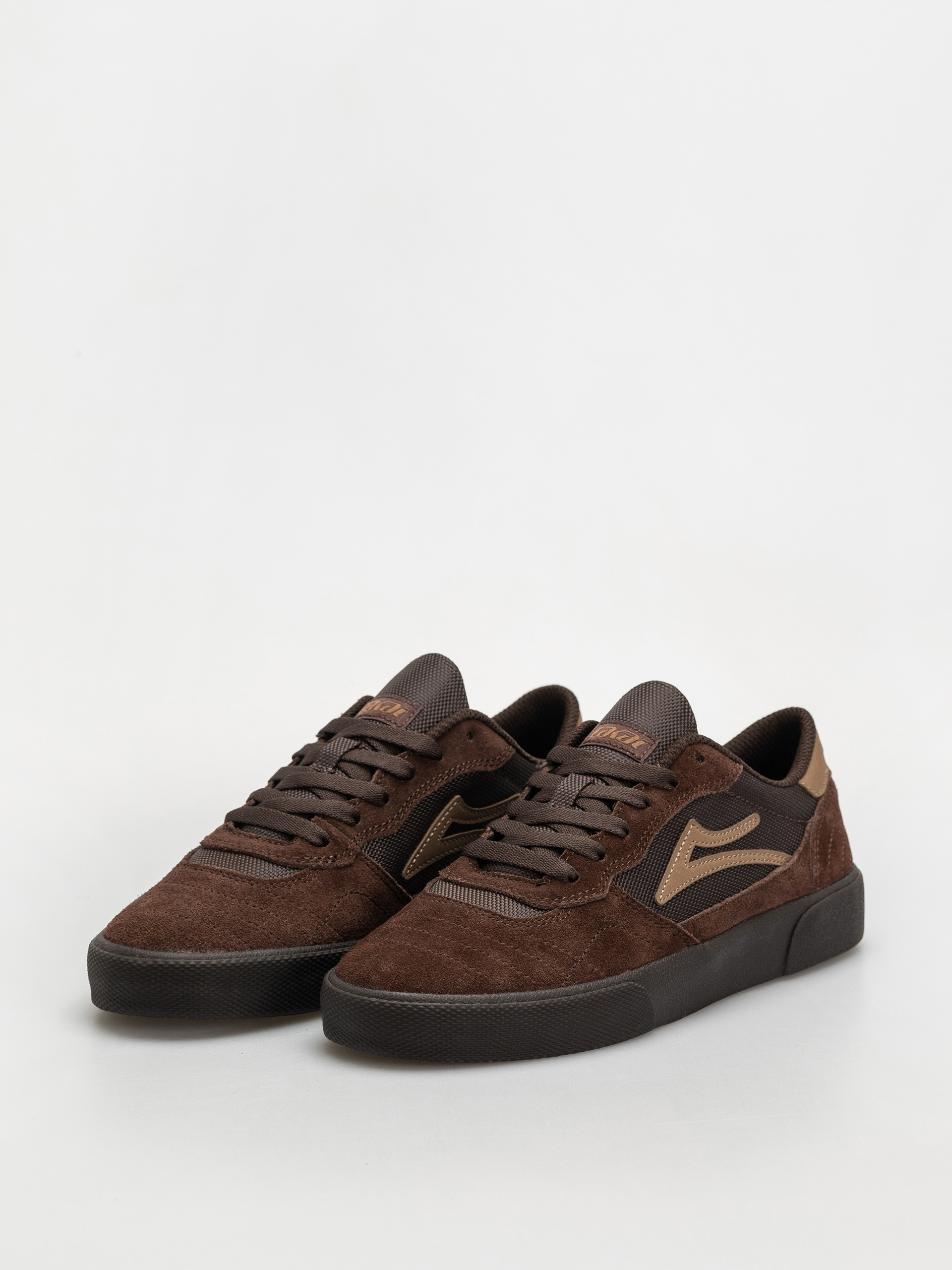 Pantofi Lakai Cambridge (chestnut suede monochrome)