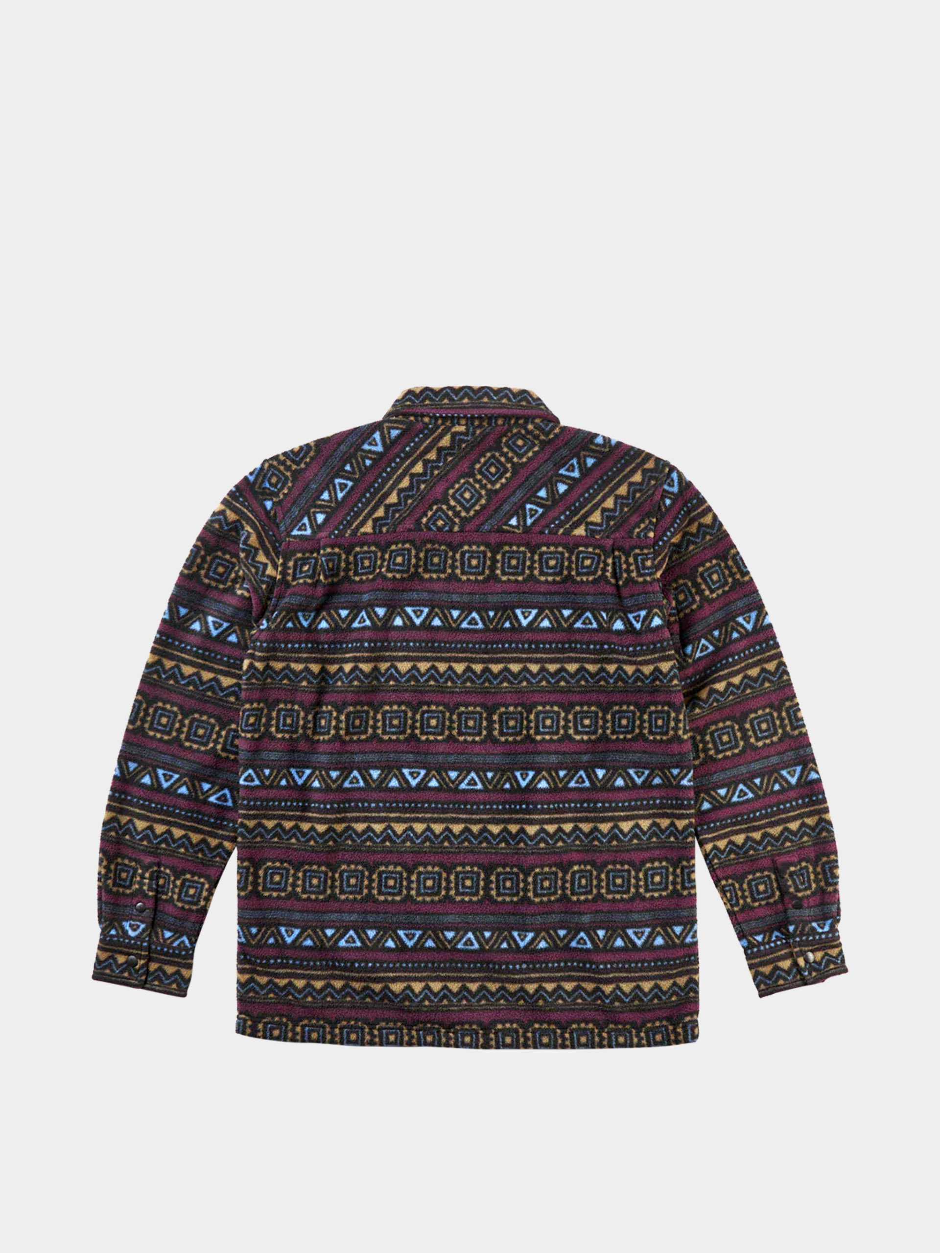 Pentru bărbați Hanorac termic ThirtyTwo Rest Stop Zip Up Shirt (maroon)