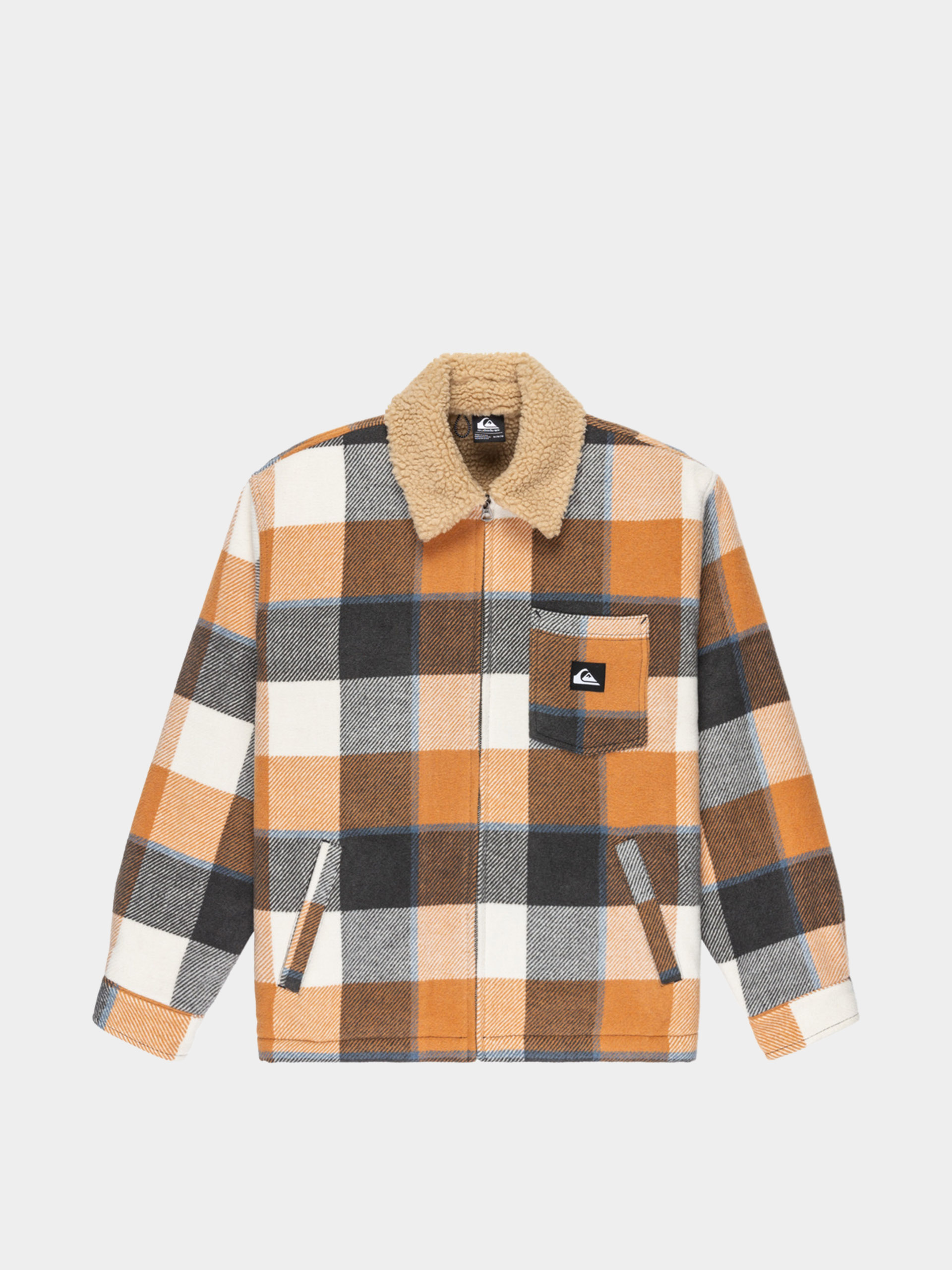 Geacă Quiksilver Dna Sherpa Harrington (almond motherfly check)
