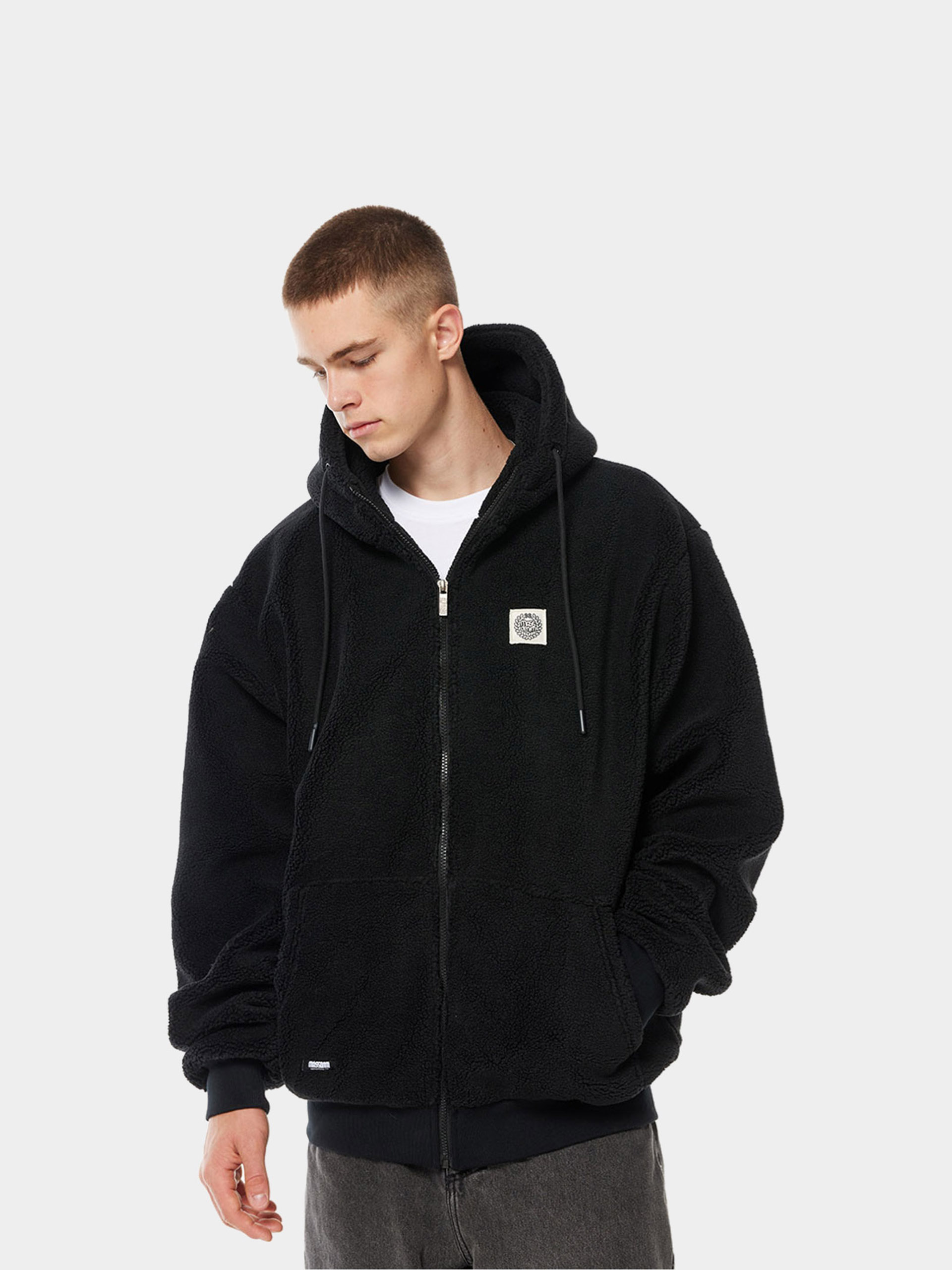 Geacă MassDnm Patch Teddy Zip Hoody