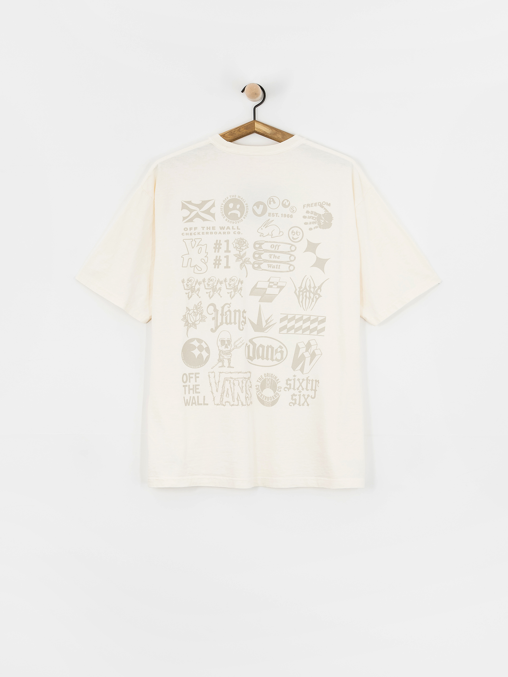 Tricou Vans Mixed Lot (mountain essentials marshmallow)