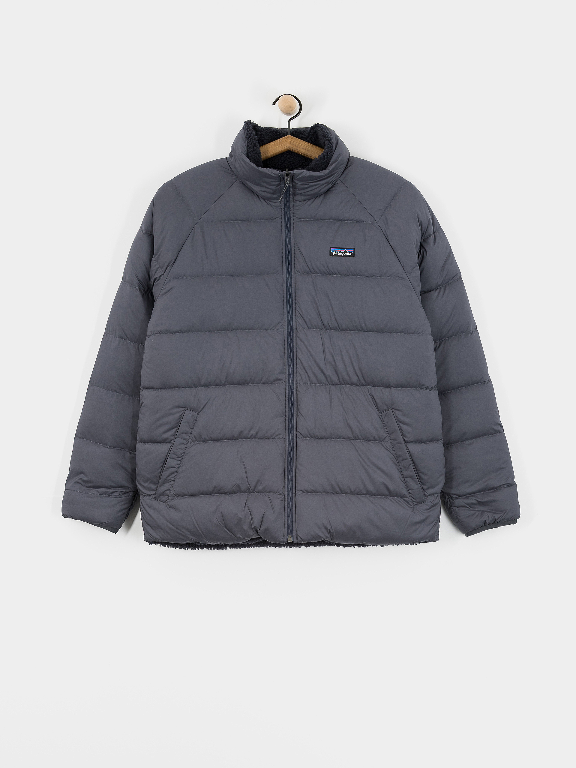 Geacă Patagonia Reversible Silent Down (smolder blue)