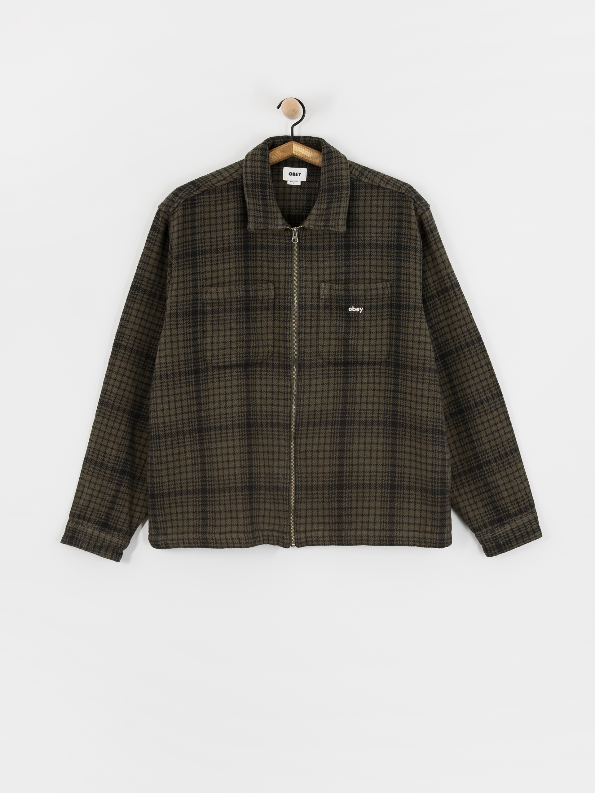 Geacă OBEY Parker Zip (rosin multi)