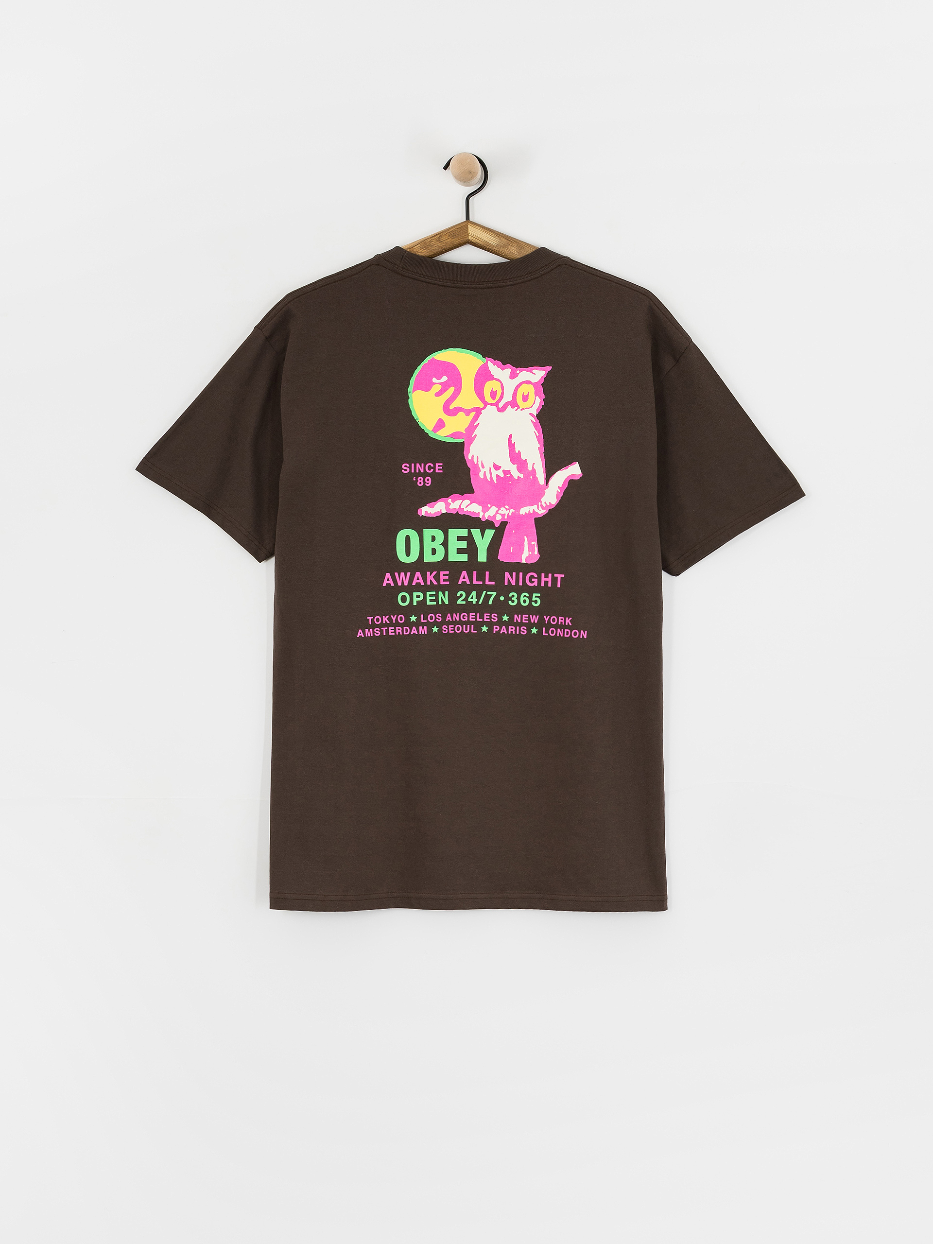 Tricou OBEY Obey Owl (java brown)