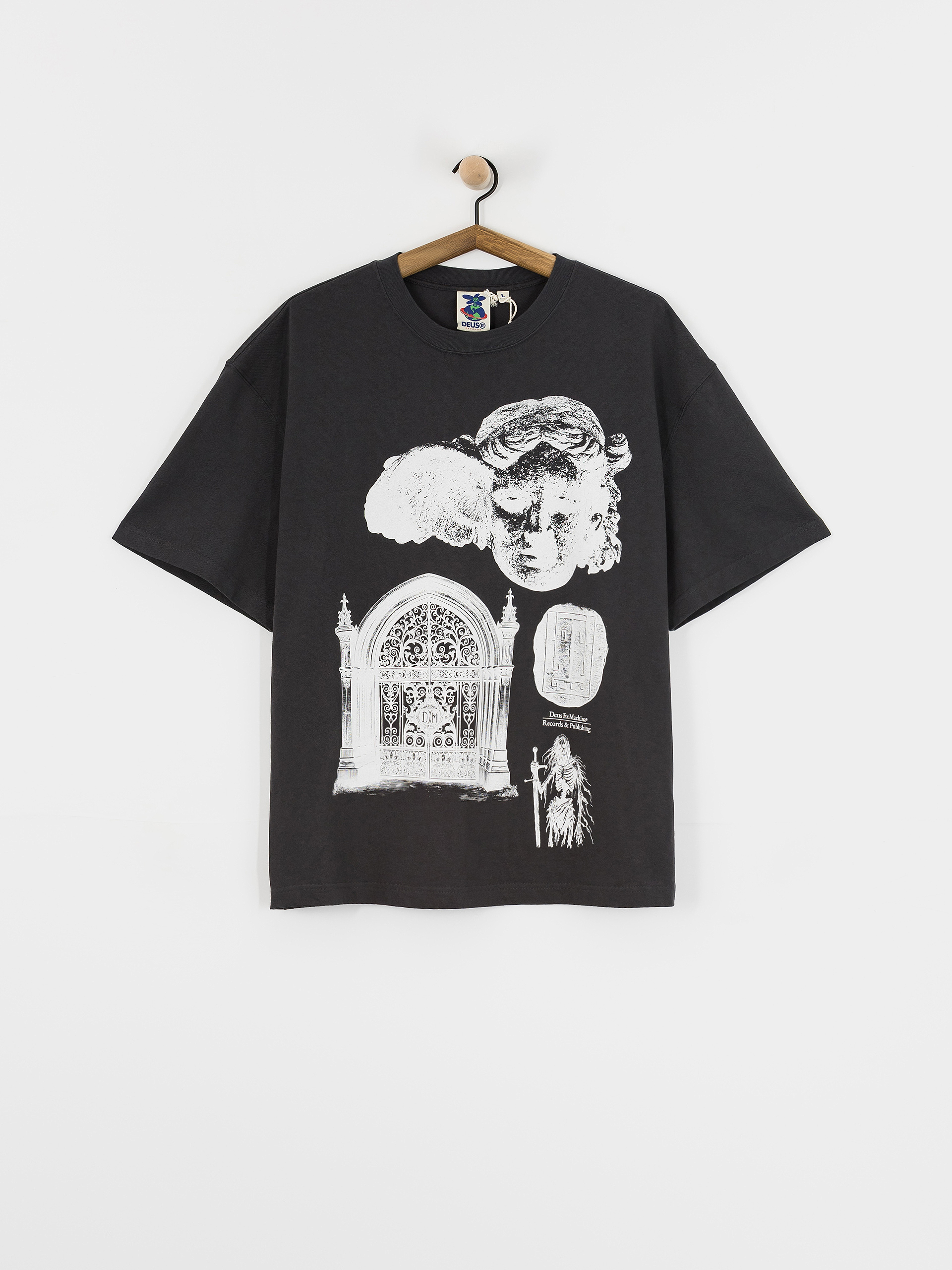 Tricou Deus Ex Machina Invocation (anthracite)