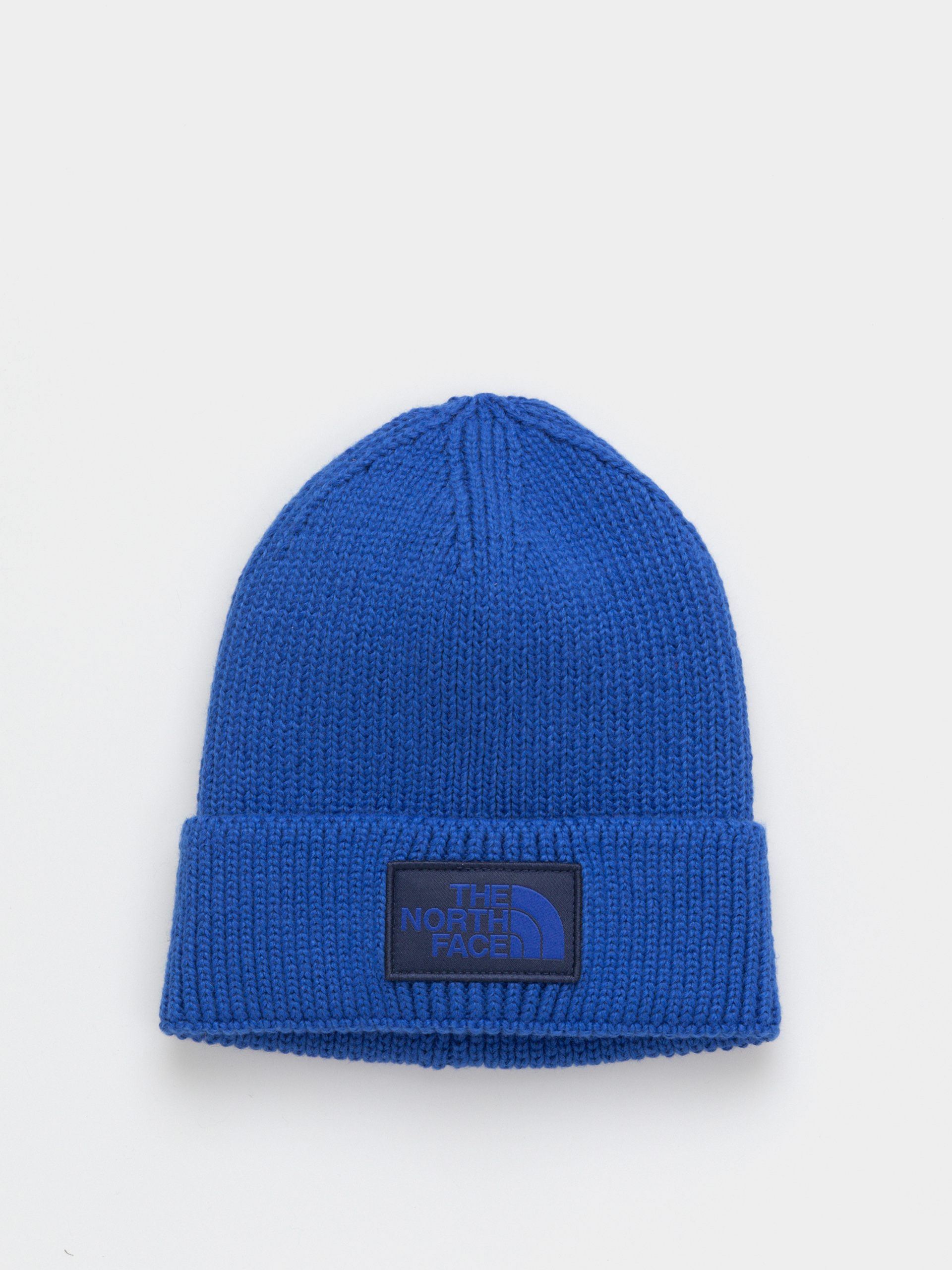 Căciulă The North Face Tnf Logo Box Cuffed (tnf blue/tnf blue)