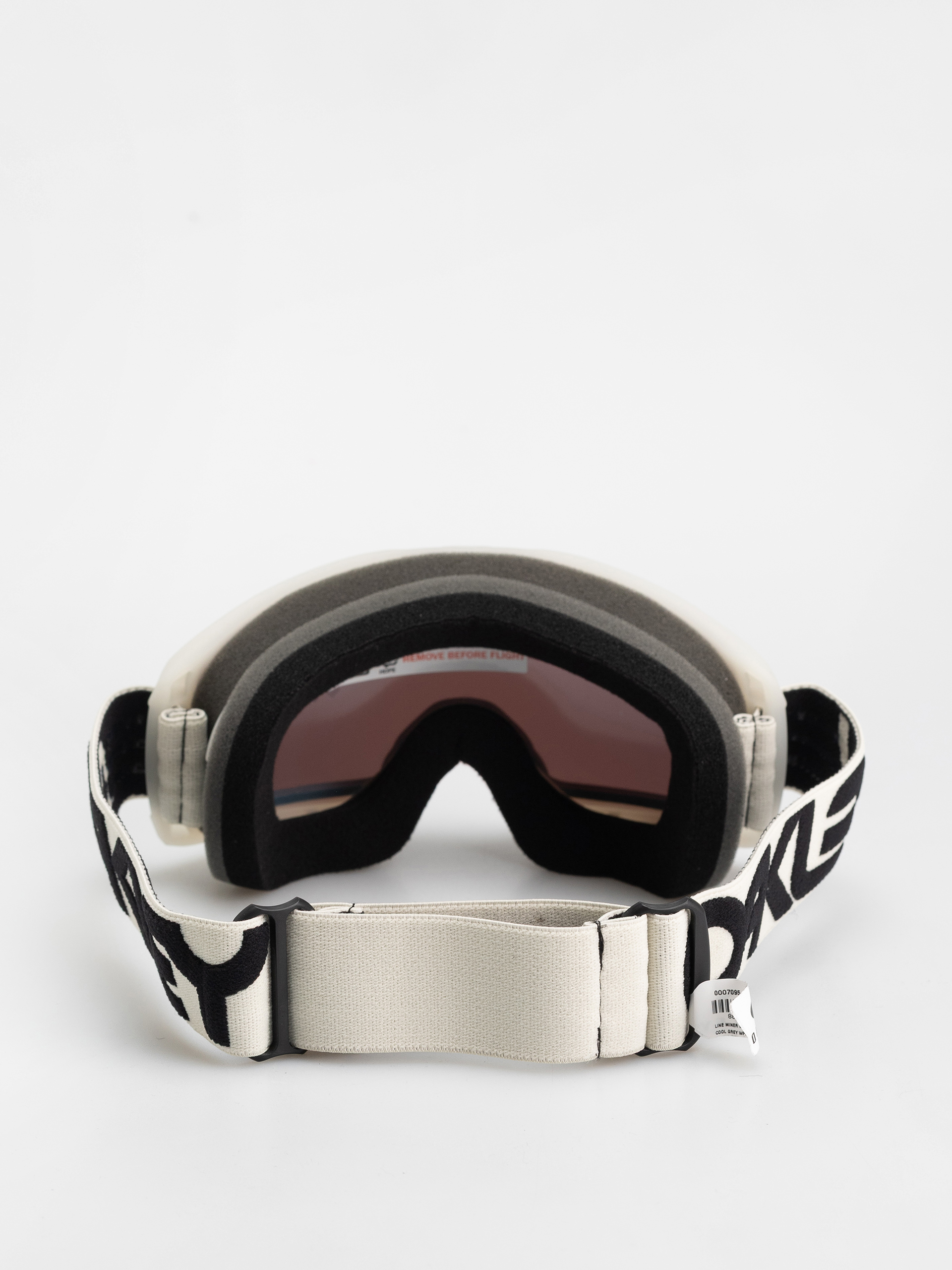 Ochelari pentru snowboard Oakley Line Miner S JR (matte b1b cool grey/prizm rose gold iridium)