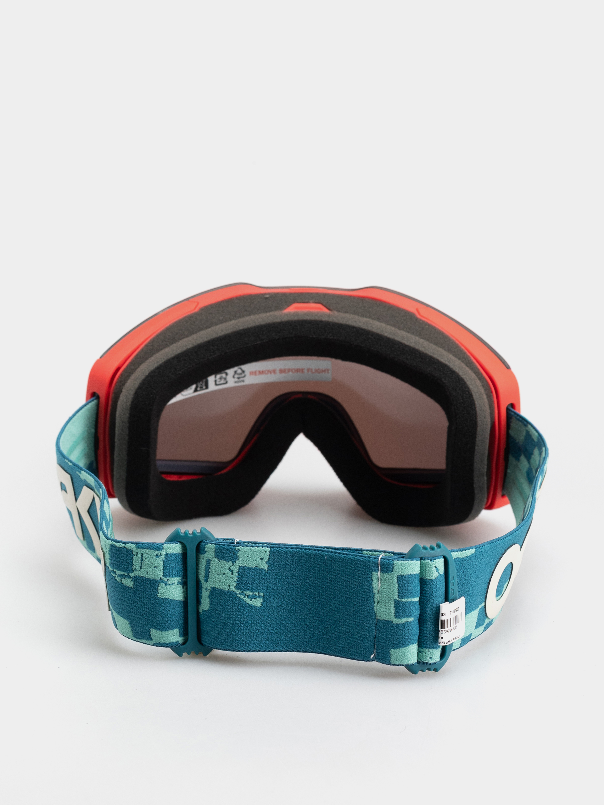 Ochelari pentru snowboard Oakley Fall Line M (pacific chex/prizm snow rose gold iridium)