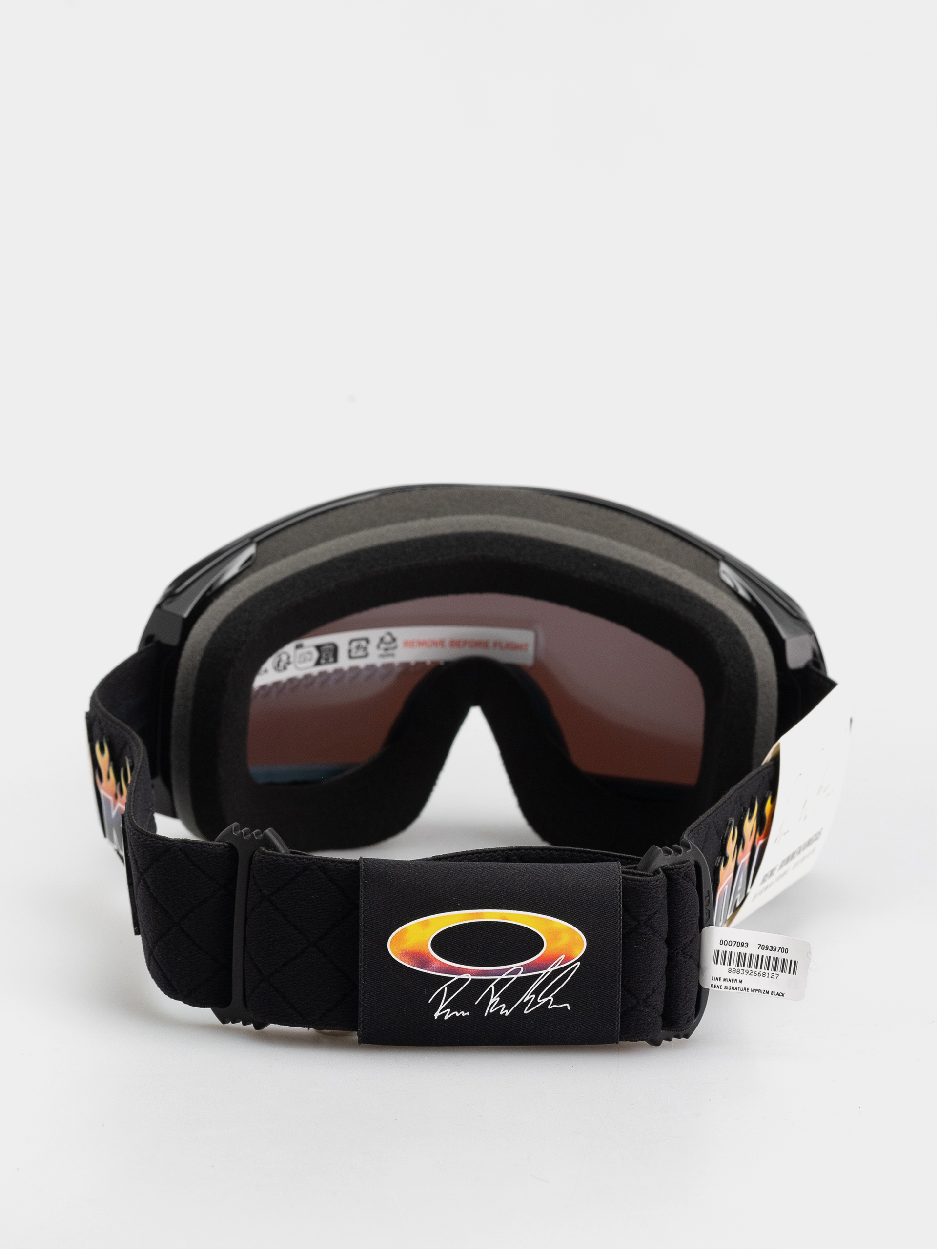 Ochelari pentru snowboard Oakley Line Miner M (rene rinnekangas signature/prizm snow black iridium)