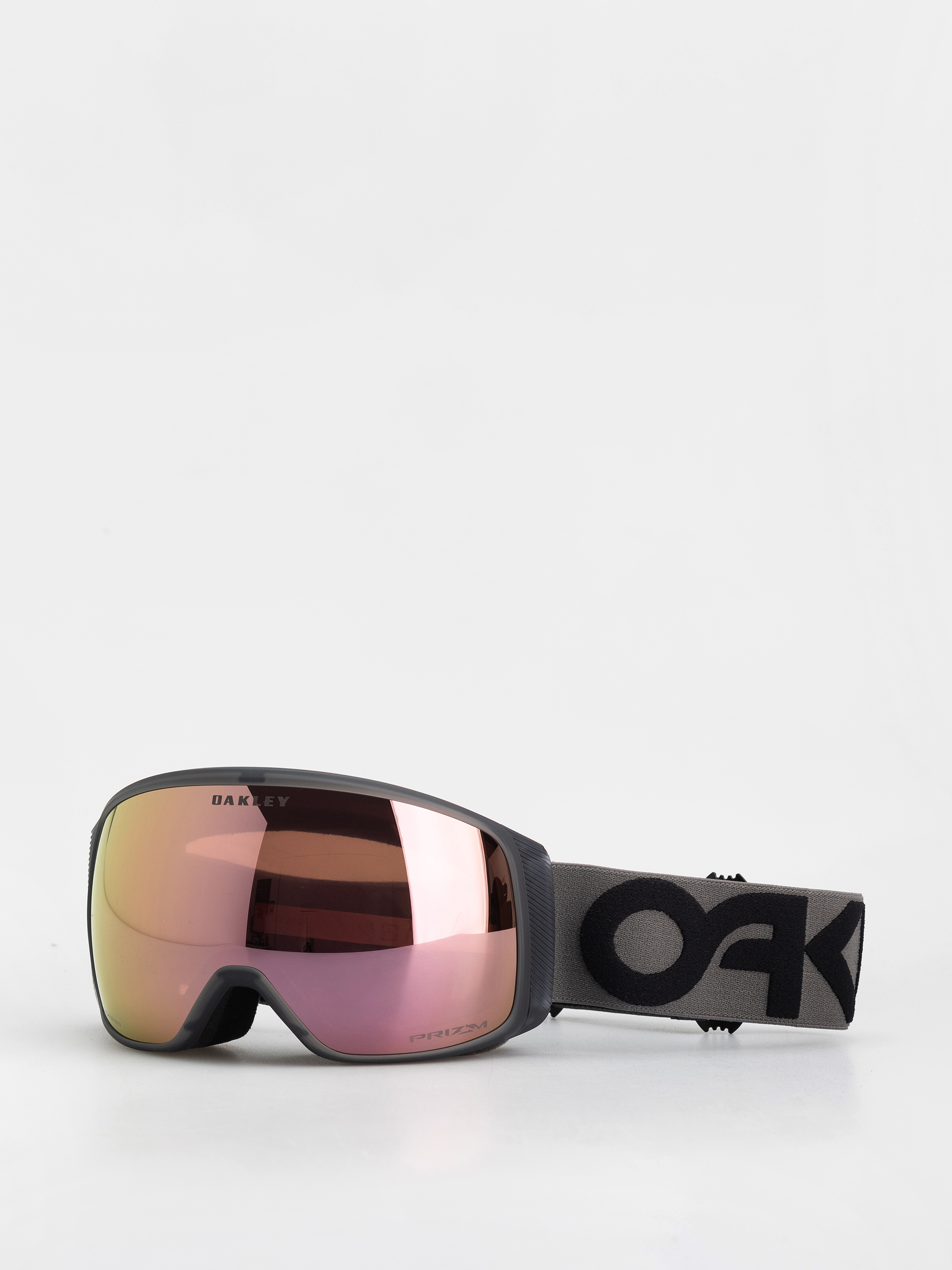 Ochelari pentru snowboard Oakley Flight Tracker L (matte b1b forged iron/prizm rose gold iridium)