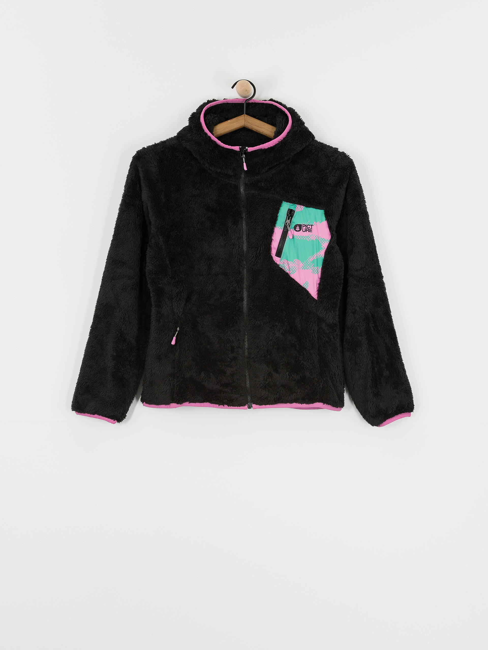 Hanorac din fleece Picture Izimo Wmn (black)