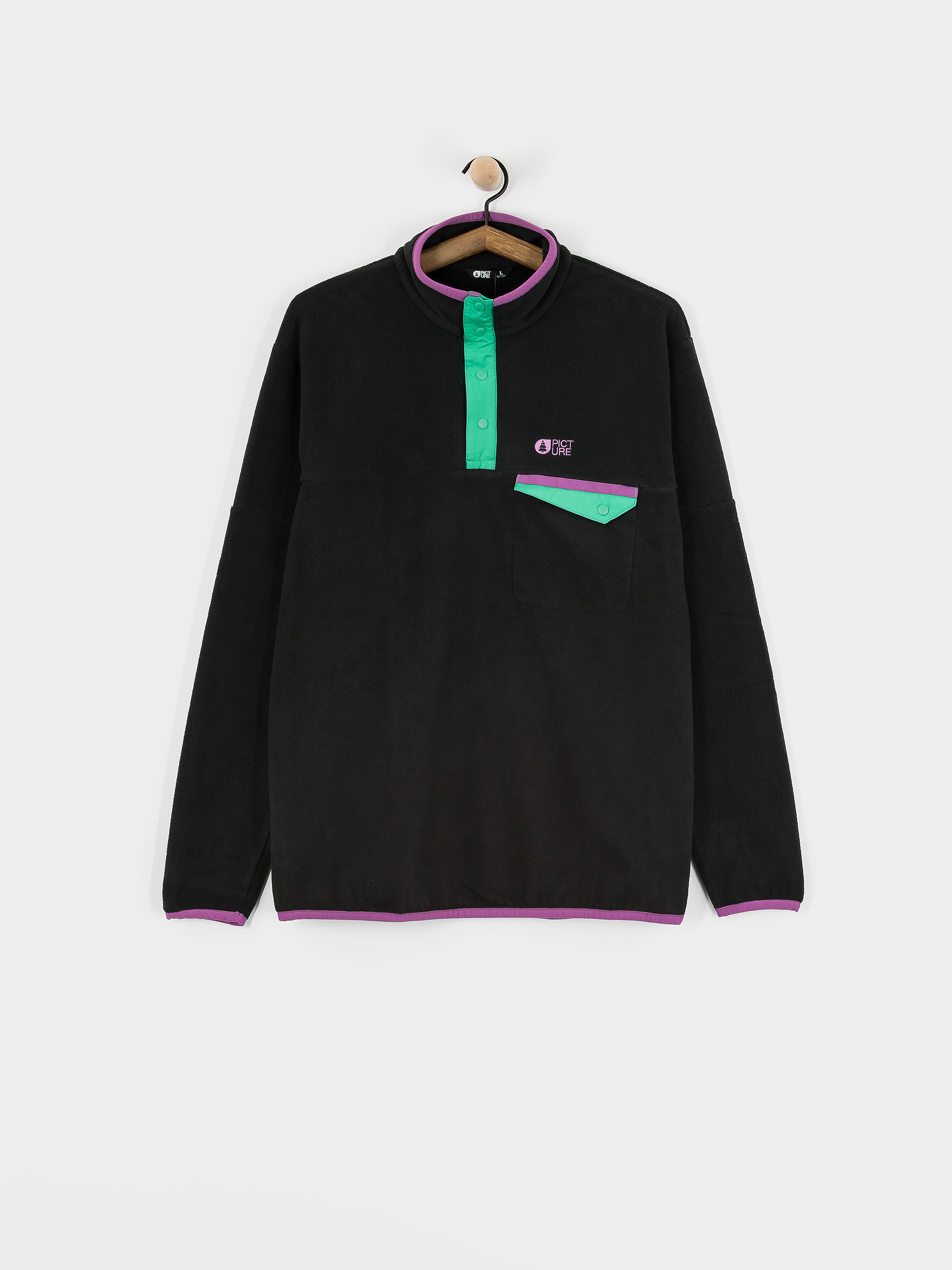 Pentru bărbați Hanorac din fleece Picture Arcca 1/4 Zip (black)