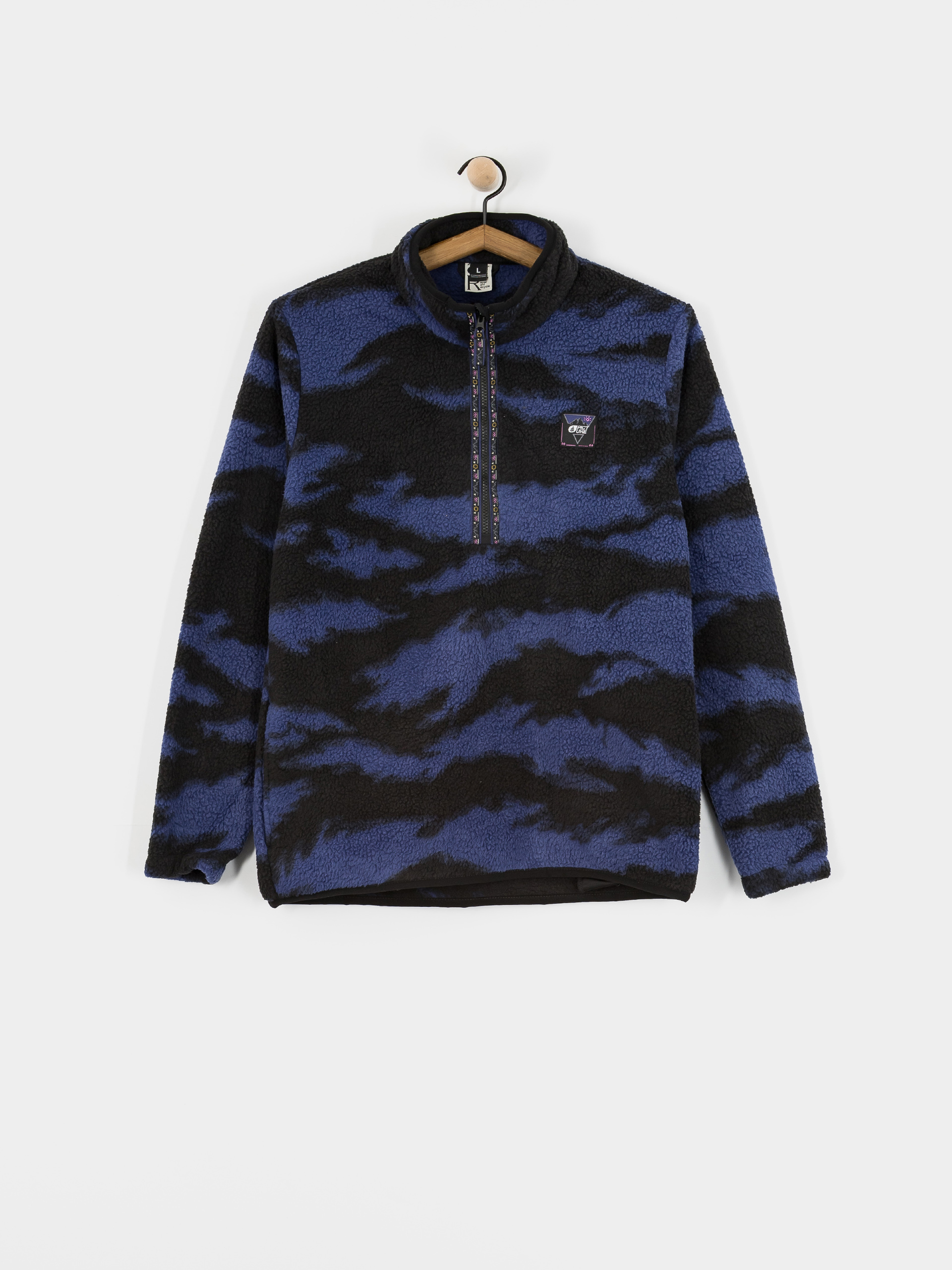 Pentru bărbați Hanorac din fleece Picture Kimag Printed 1/4 Zip (retro fusion print)