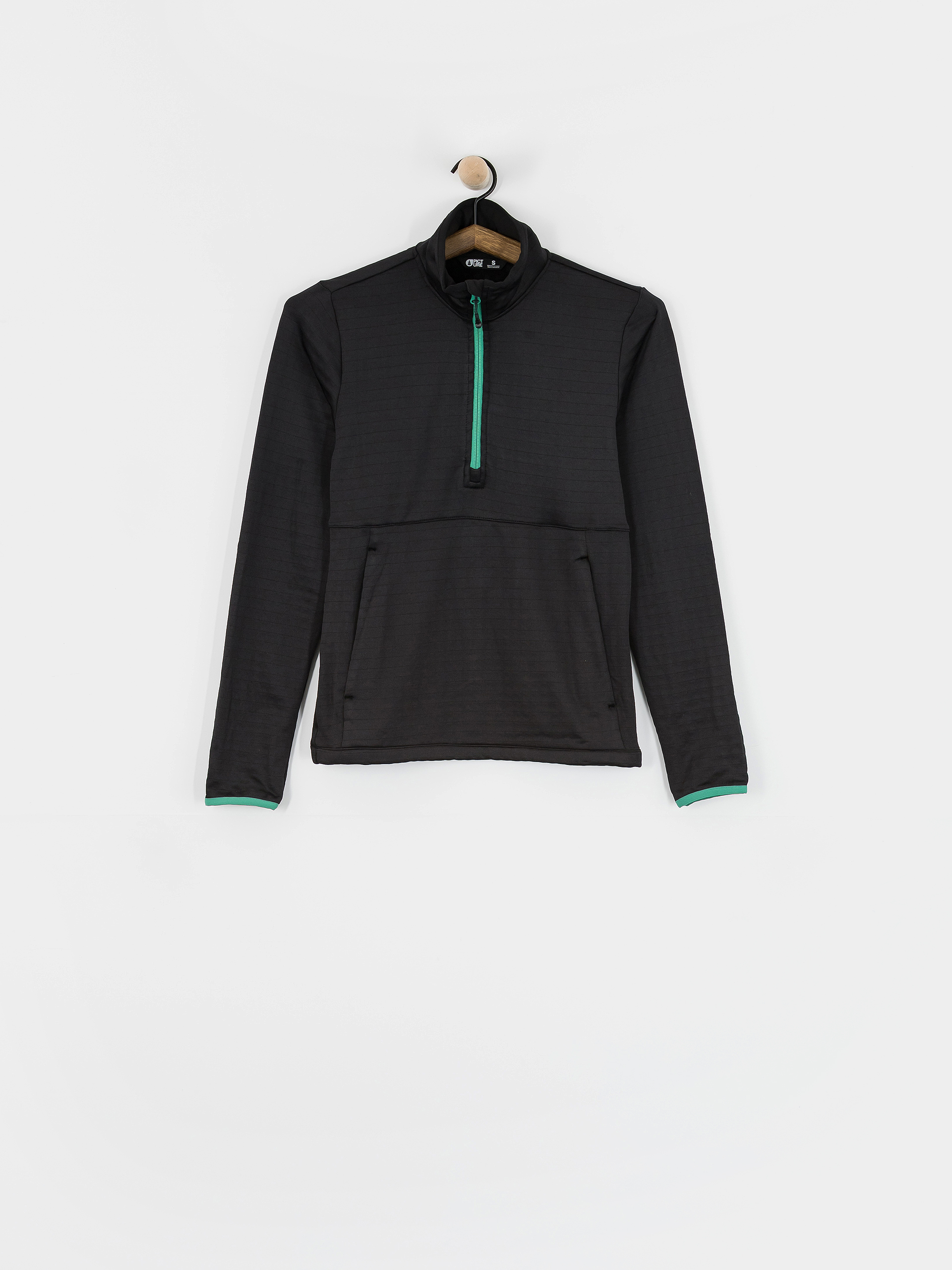 Hanorac termic Picture Bake Grid 1/4 Zip Wmn (black)