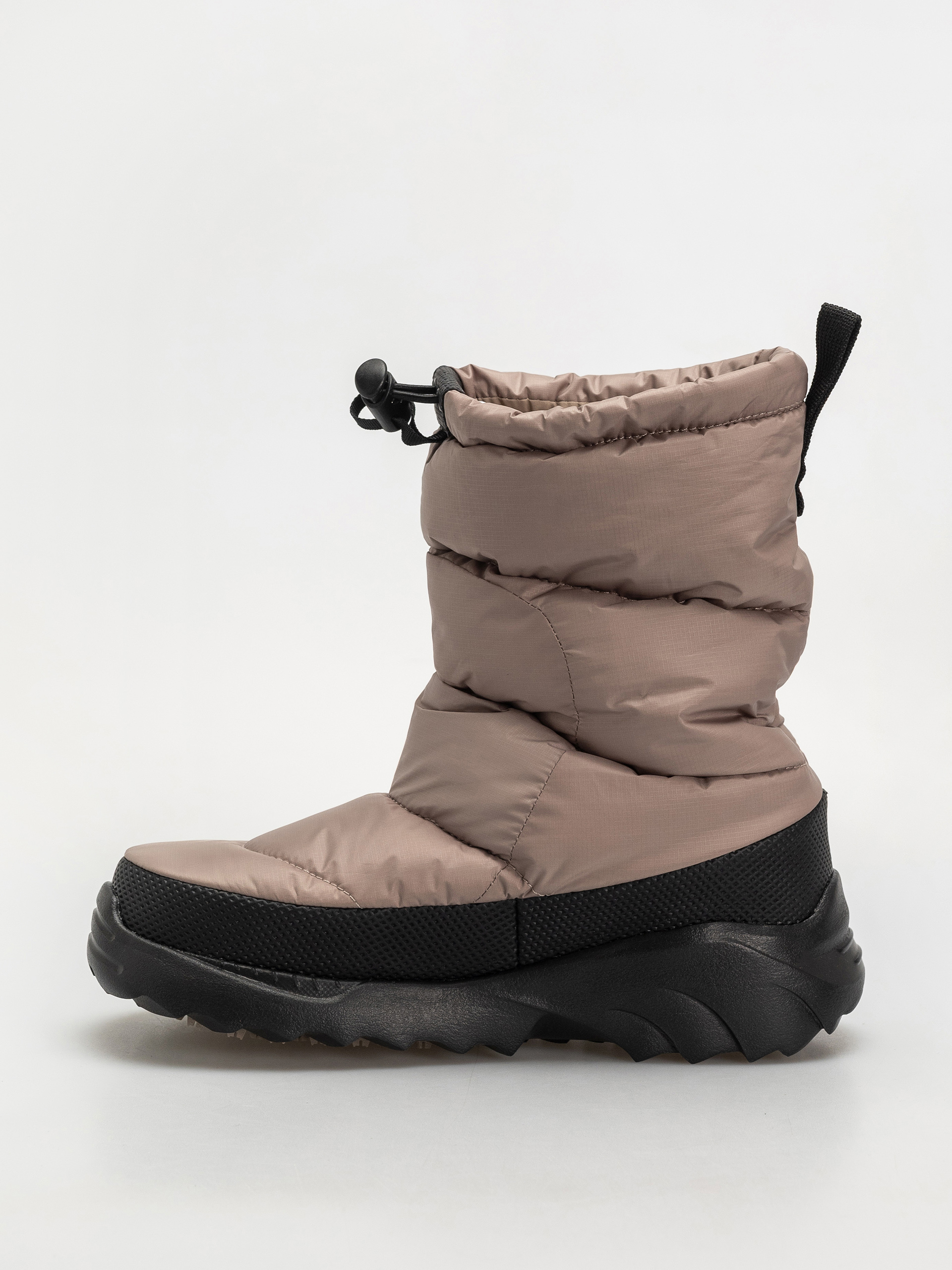 Pantofi The North Face Nuptse Traction Bootie (mushroom grey/tnf black)