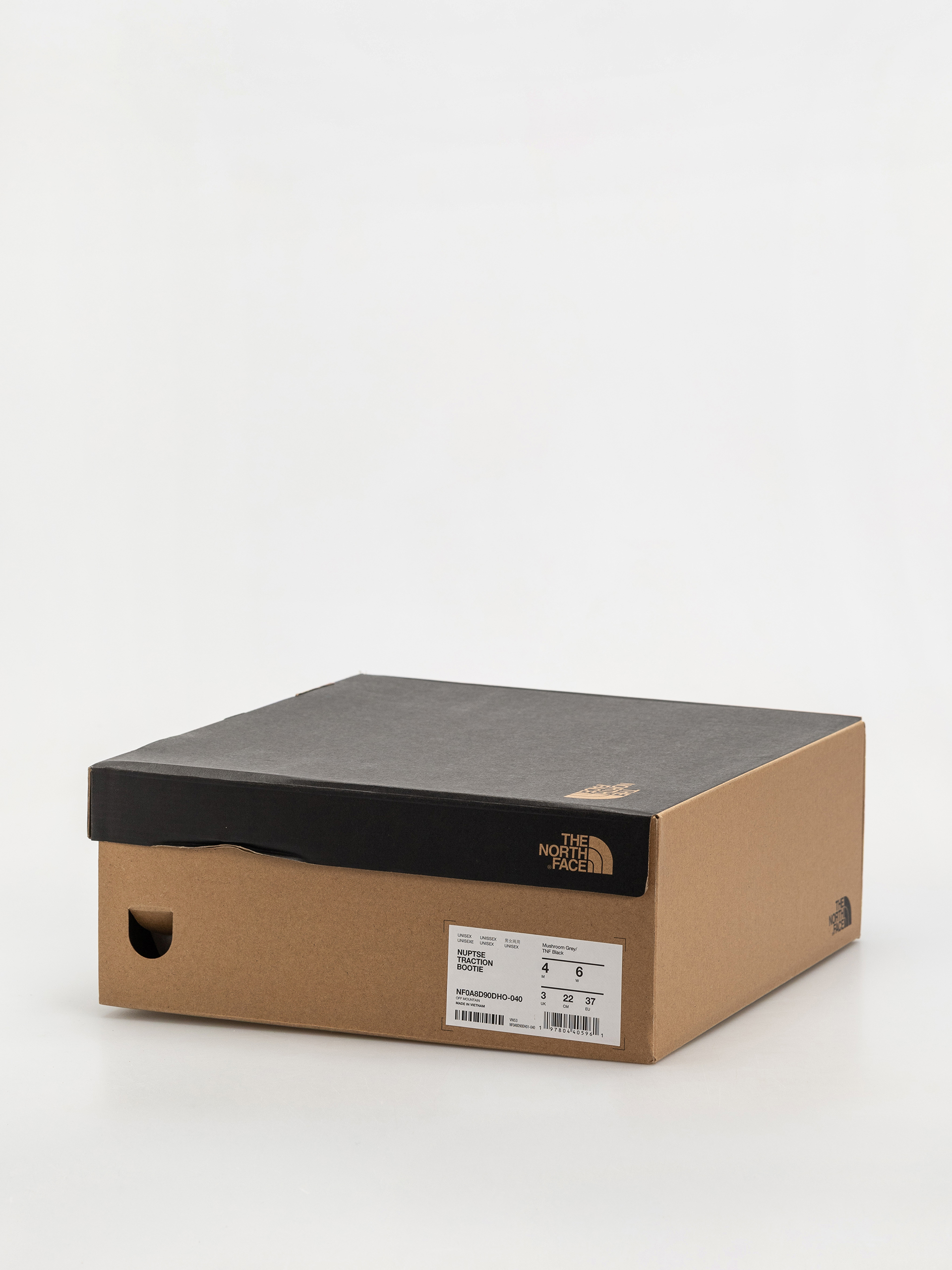 Pantofi The North Face Nuptse Traction Bootie (mushroom grey/tnf black)