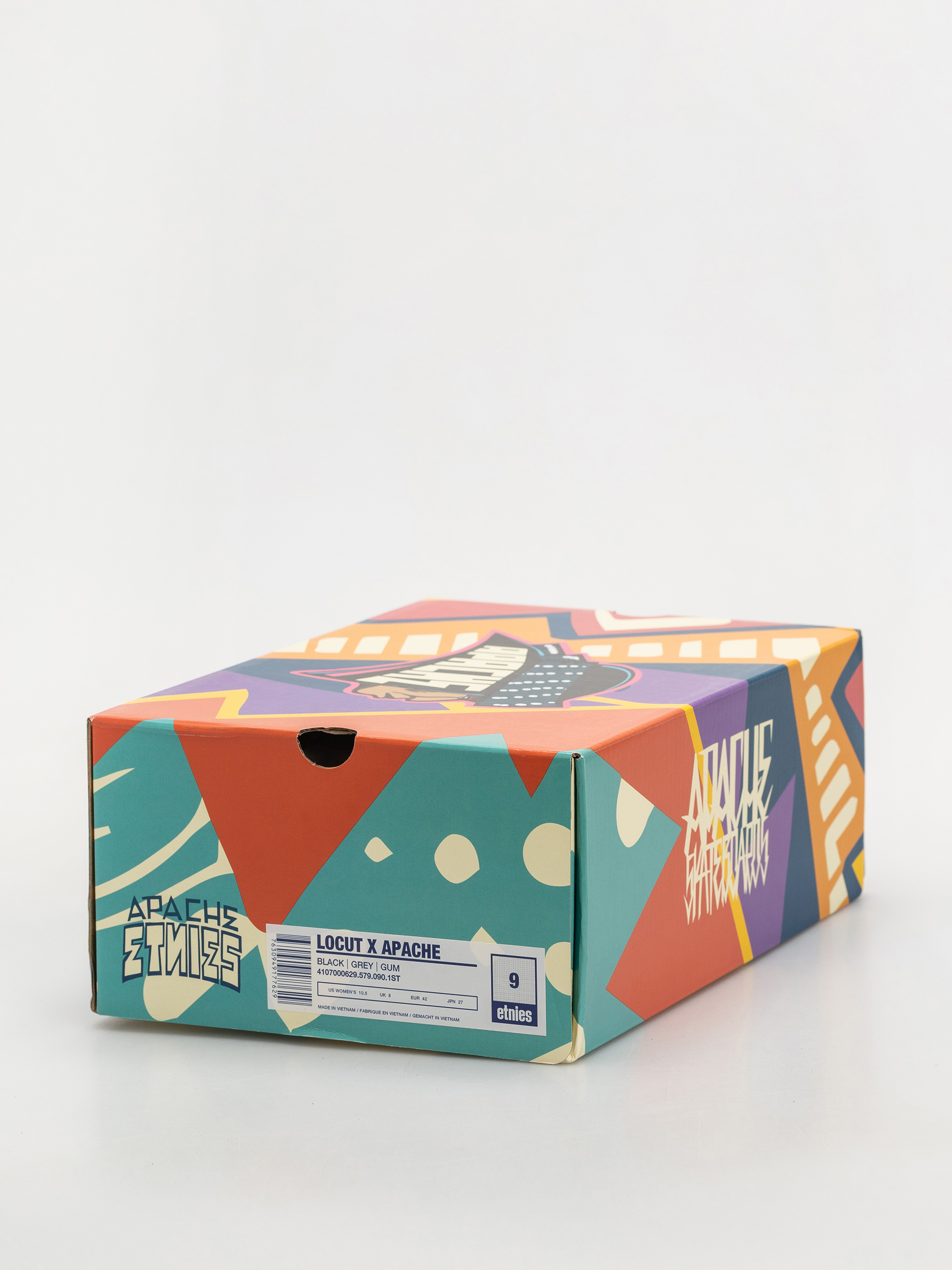 Pantofi Etnies Locut X Apache (black/grey/gum)