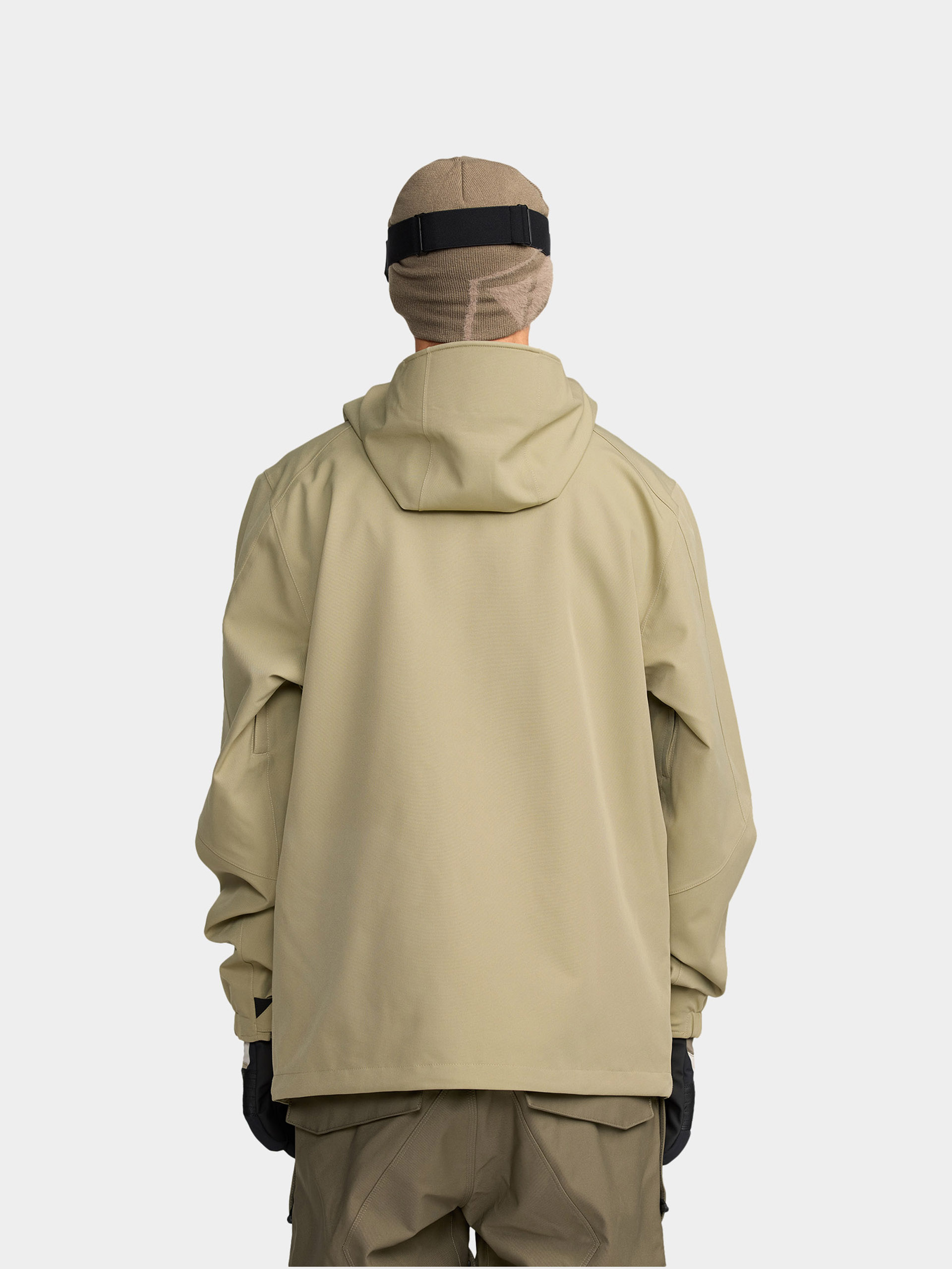 Geacă de snowboard Volcom Brighton Full Zip - bej, verde (moss green)