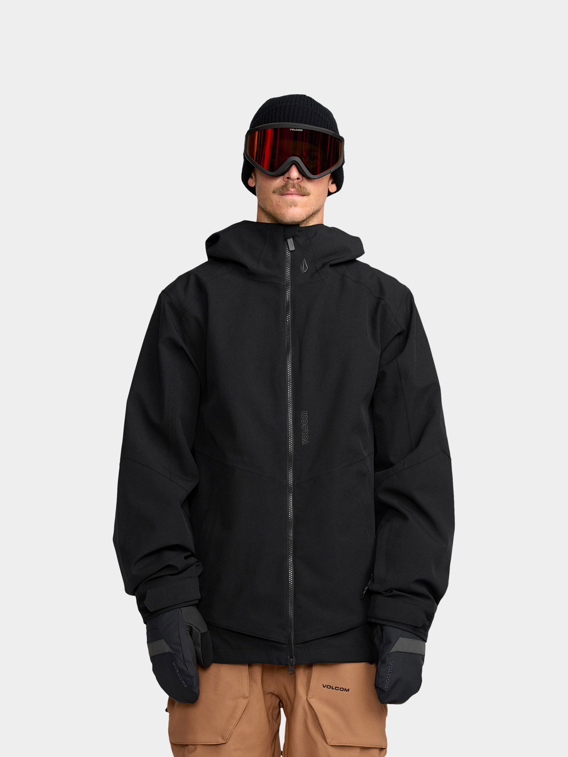 Geacu0103 de snowboard Volcom Brighton Full Zip (black)