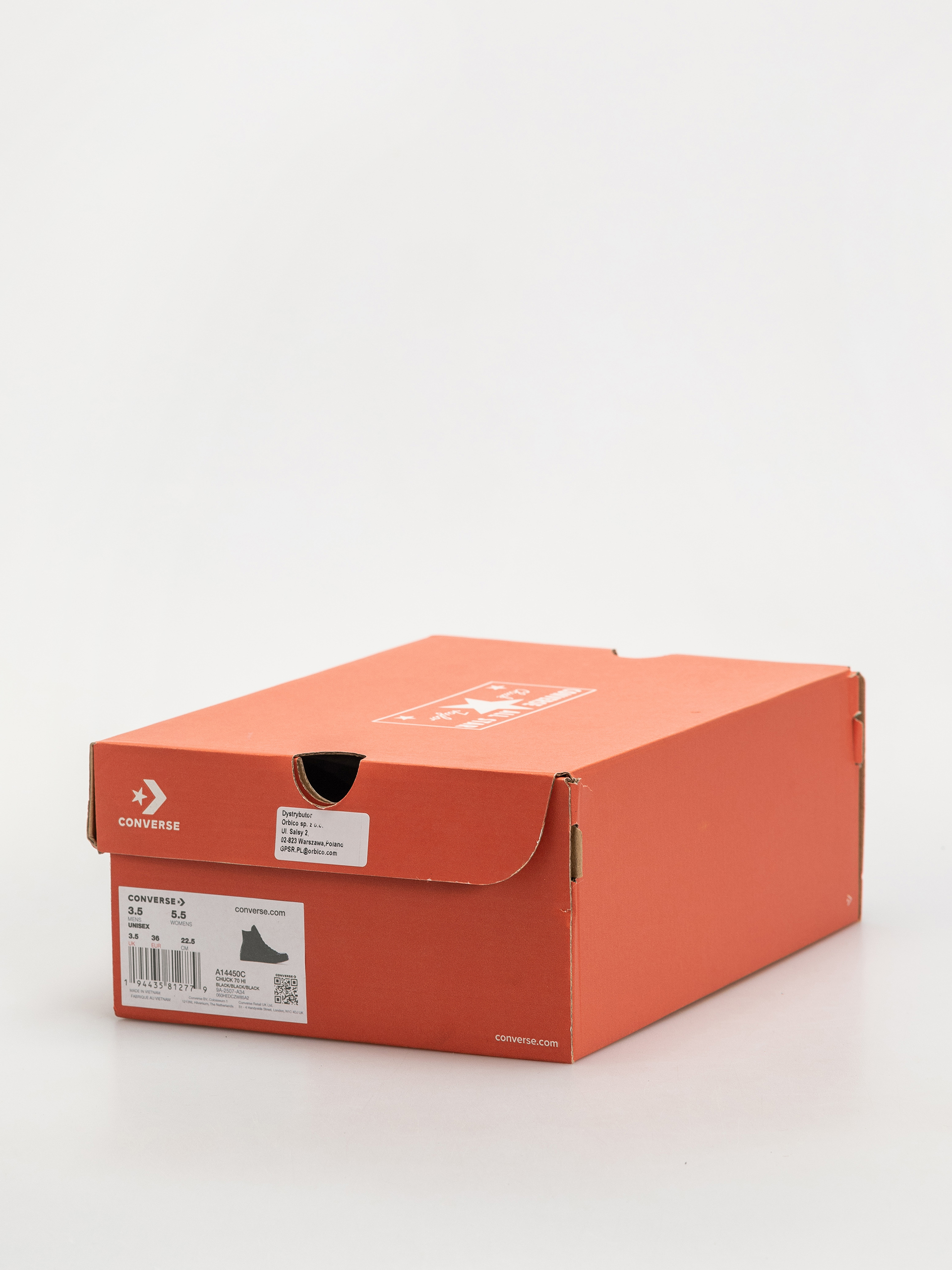 Teniși Converse Chuck 70 Hi (black/black/black)