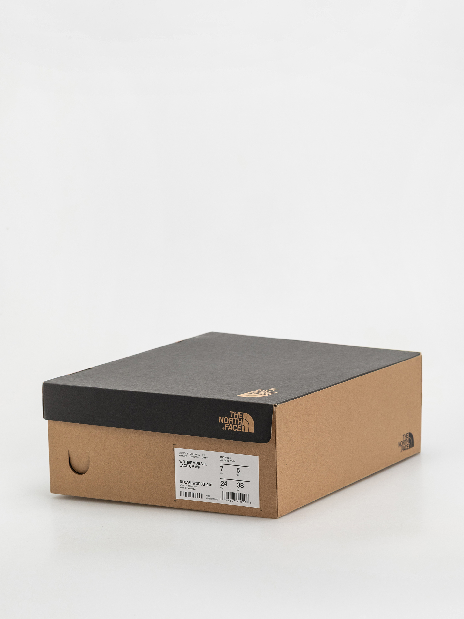 Pantofi The North Face Thermoball Lace Up Wp Wmn (tnf black/gardenia white)