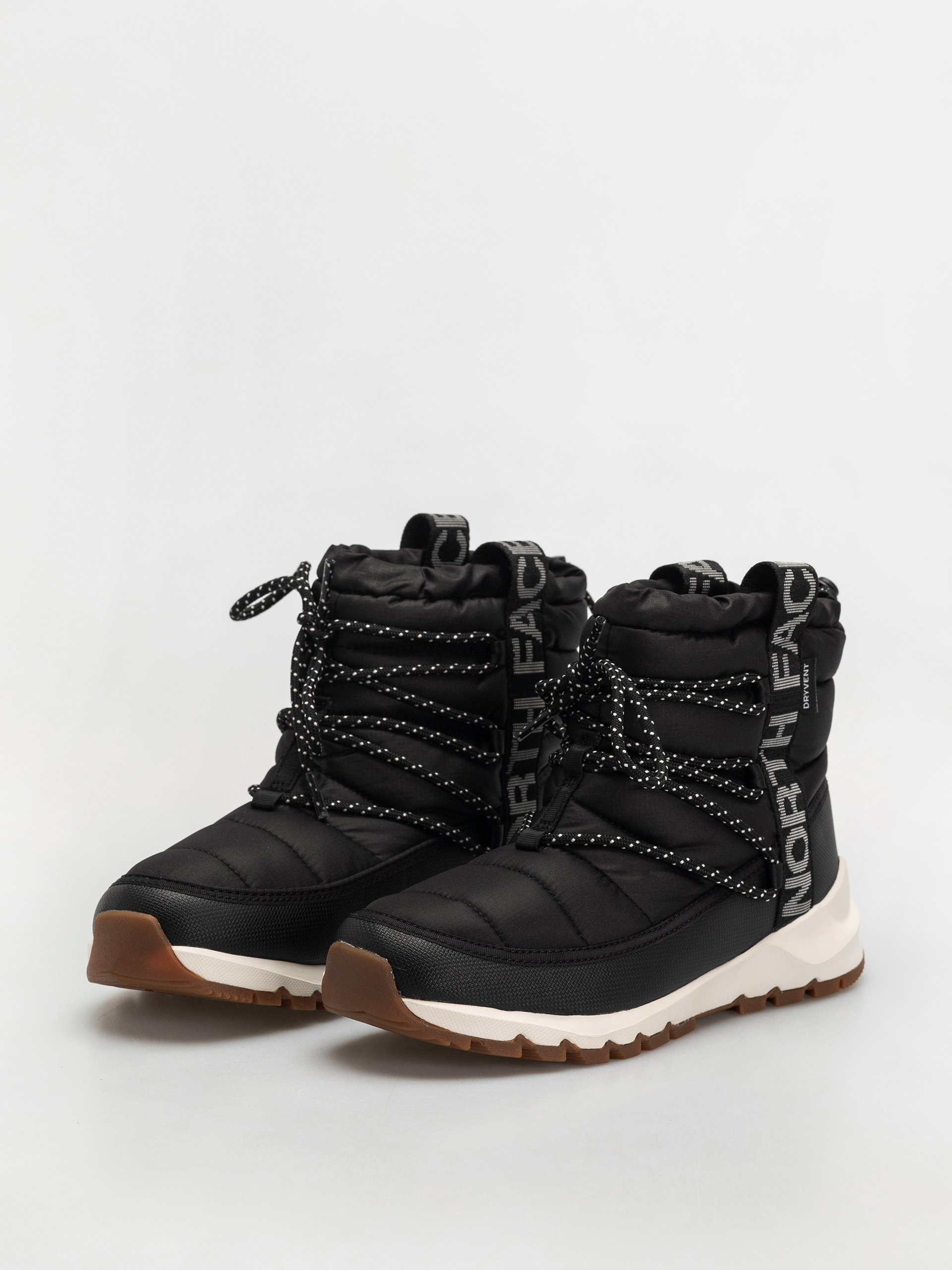Pantofi The North Face Thermoball Lace Up Wp Wmn (tnf black/gardenia white)