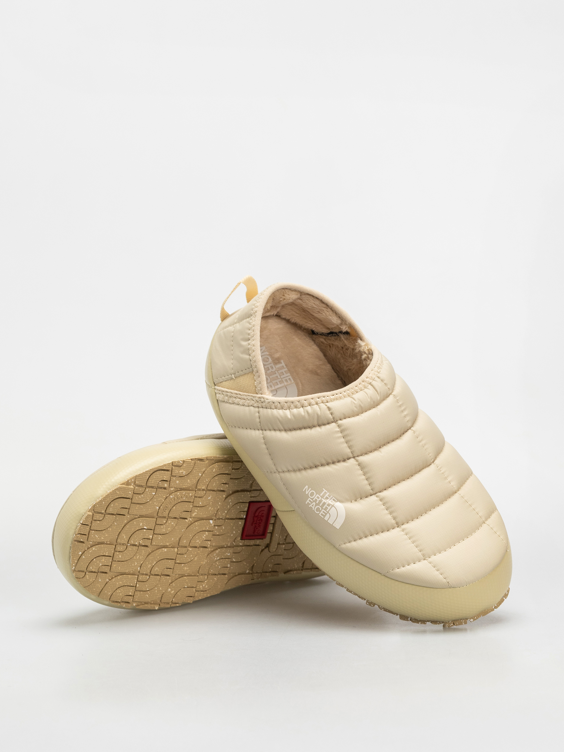 Pantofi The North Face Thermoball Traction Mule V Wmn (gravel/white dune)