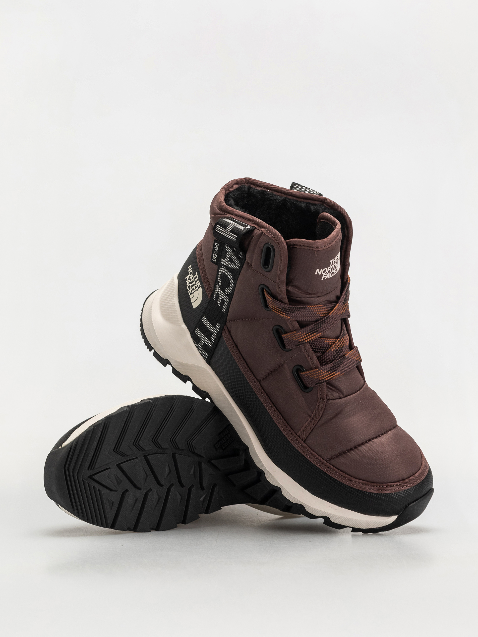 Pantofi The North Face Thermoball Lace Up Luxe Wp Wmn (tawny quartz/burnt umbe)
