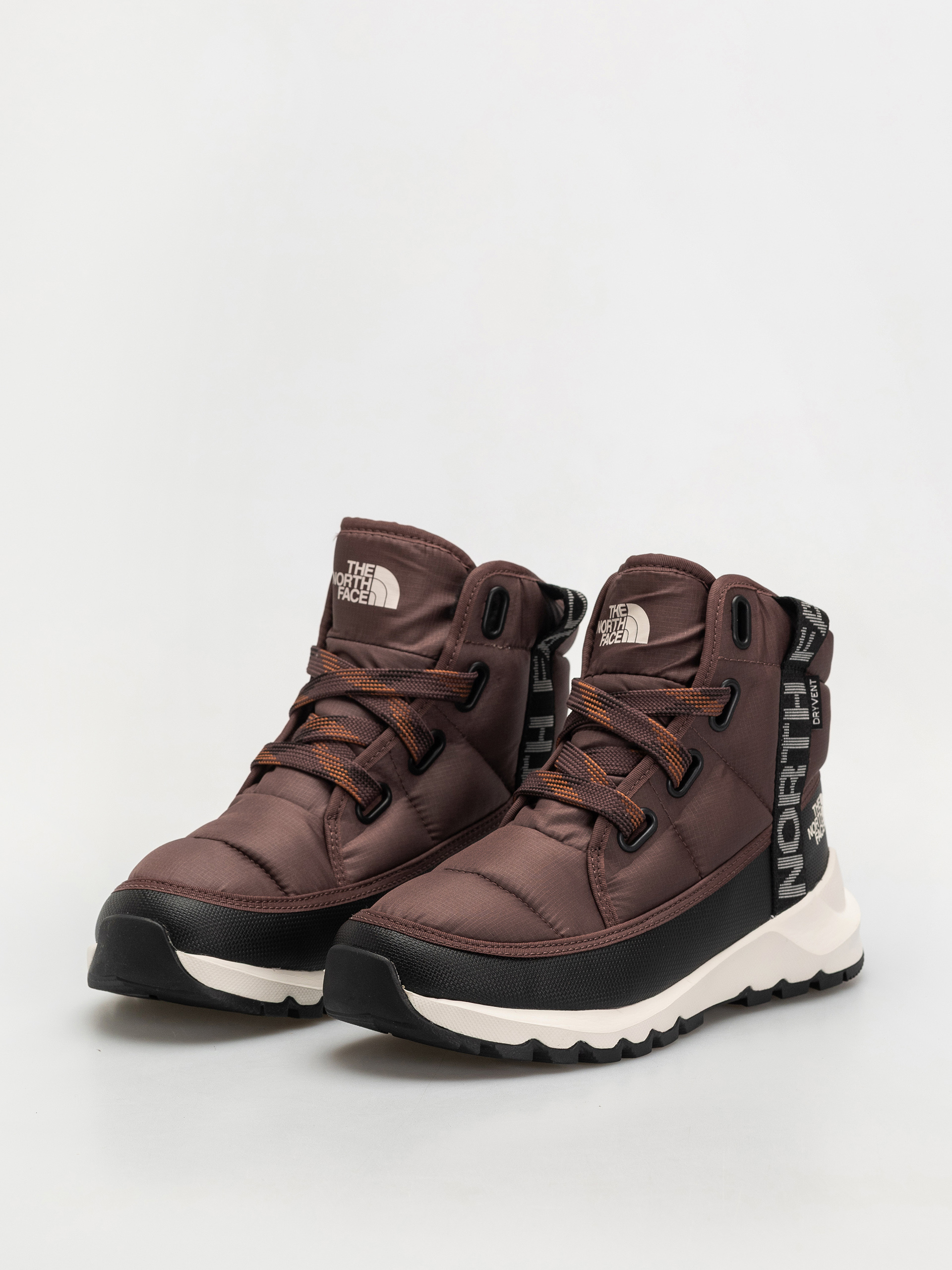 Pantofi The North Face Thermoball Lace Up Luxe Wp Wmn (tawny quartz/burnt umbe)