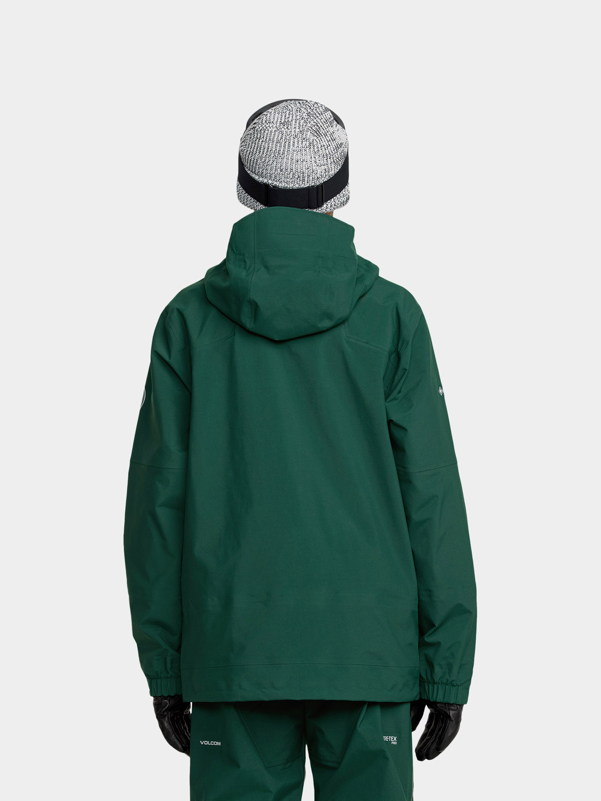 Pentru bărbați Geacă de snowboard Volcom Anyox Guide Gore Pro Shell (black green)