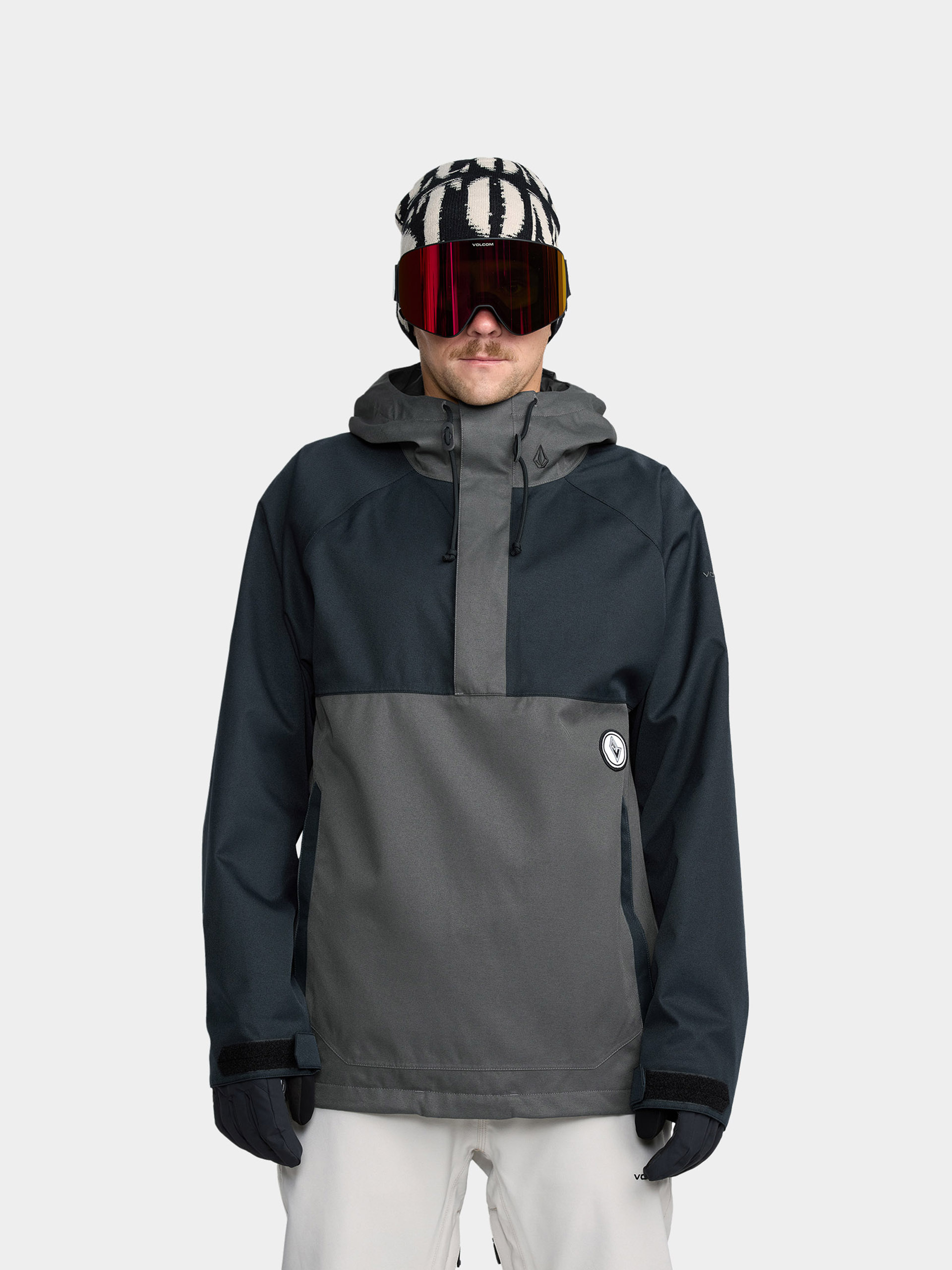 Geacă de snowboard Volcom Hossegor 20K Pullover (black)