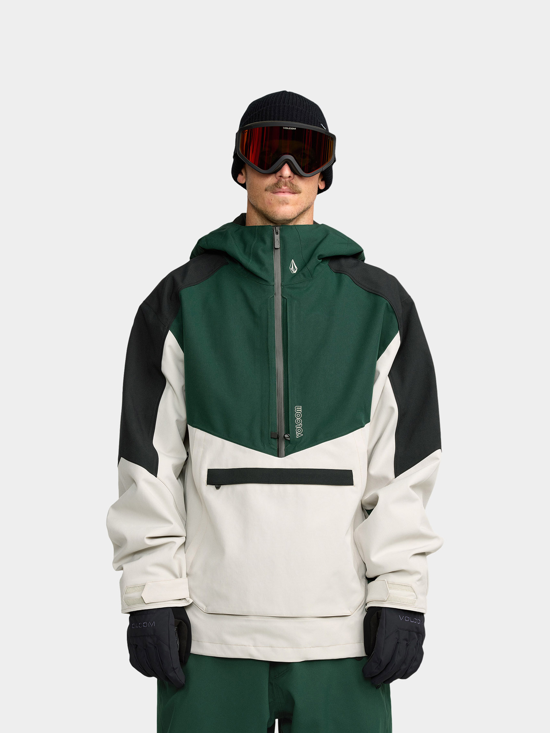 Geacă de snowboard Volcom Brighton Pullover (stone)