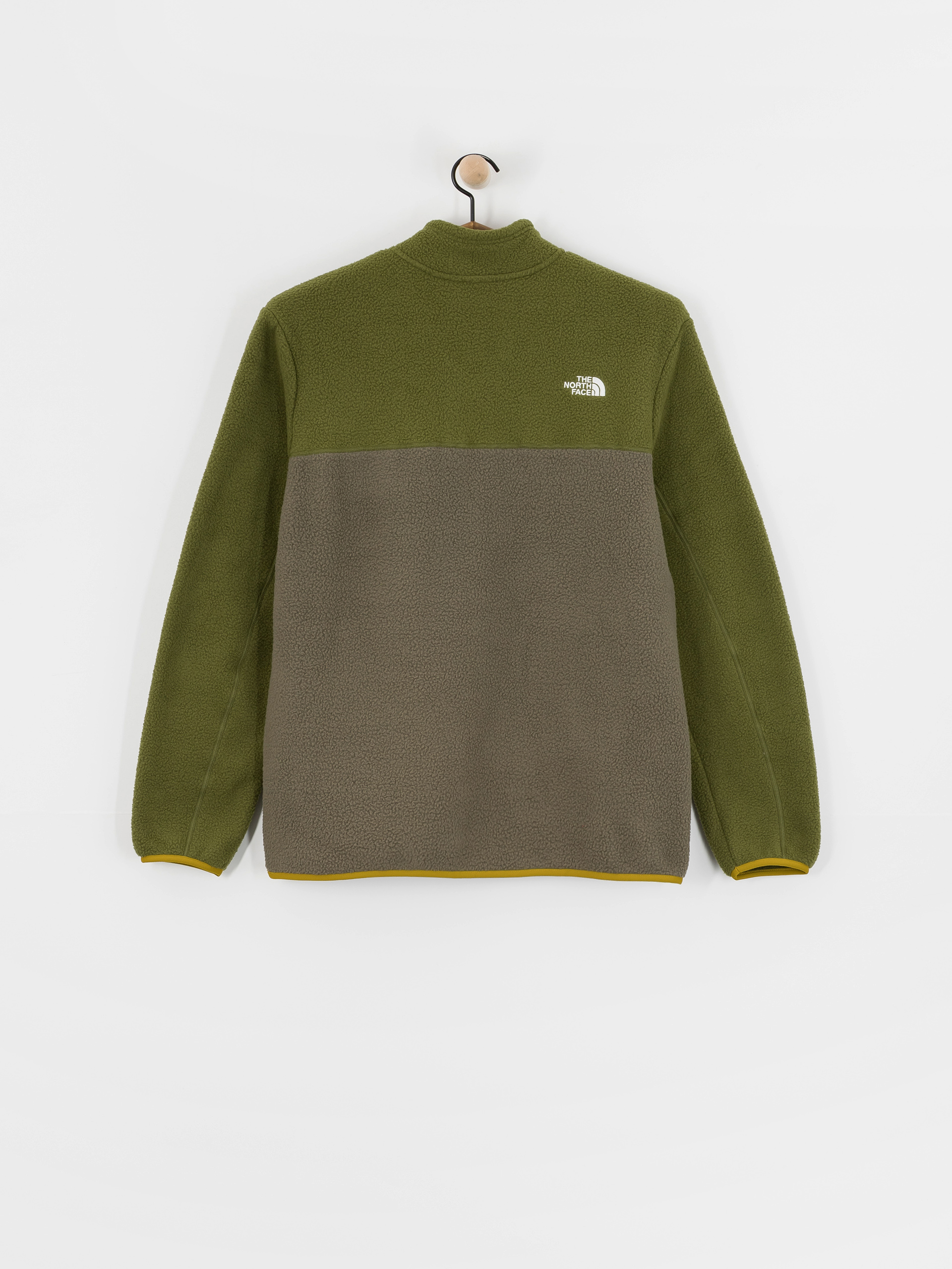 Pentru bărbați Hanorac din fleece The North Face Yumiori 1/4 Zip (new taupe green/woodlan)
