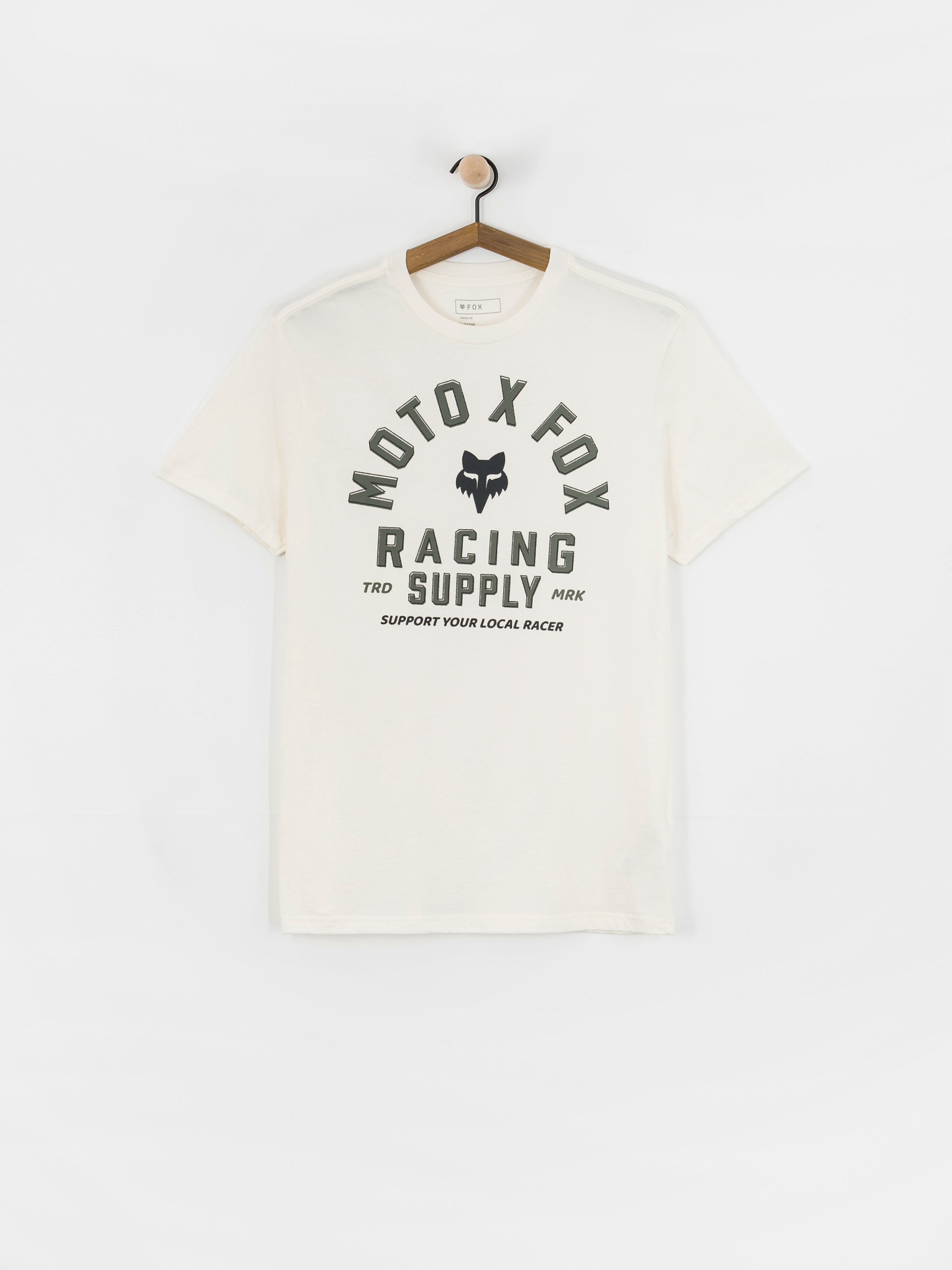 Tricou Fox Local Racer (off white)