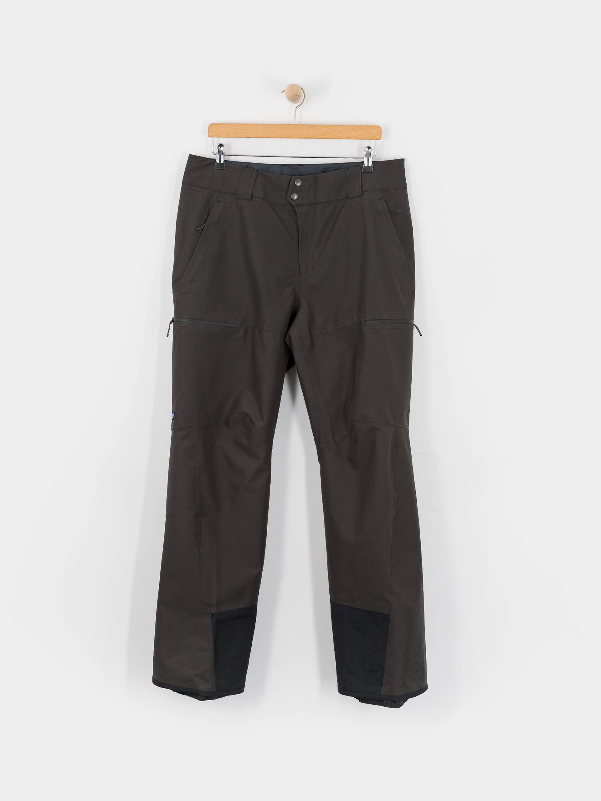 Pentru bărbați Pantaloni pentru snowboard Patagonia Powder Town Reg (black)