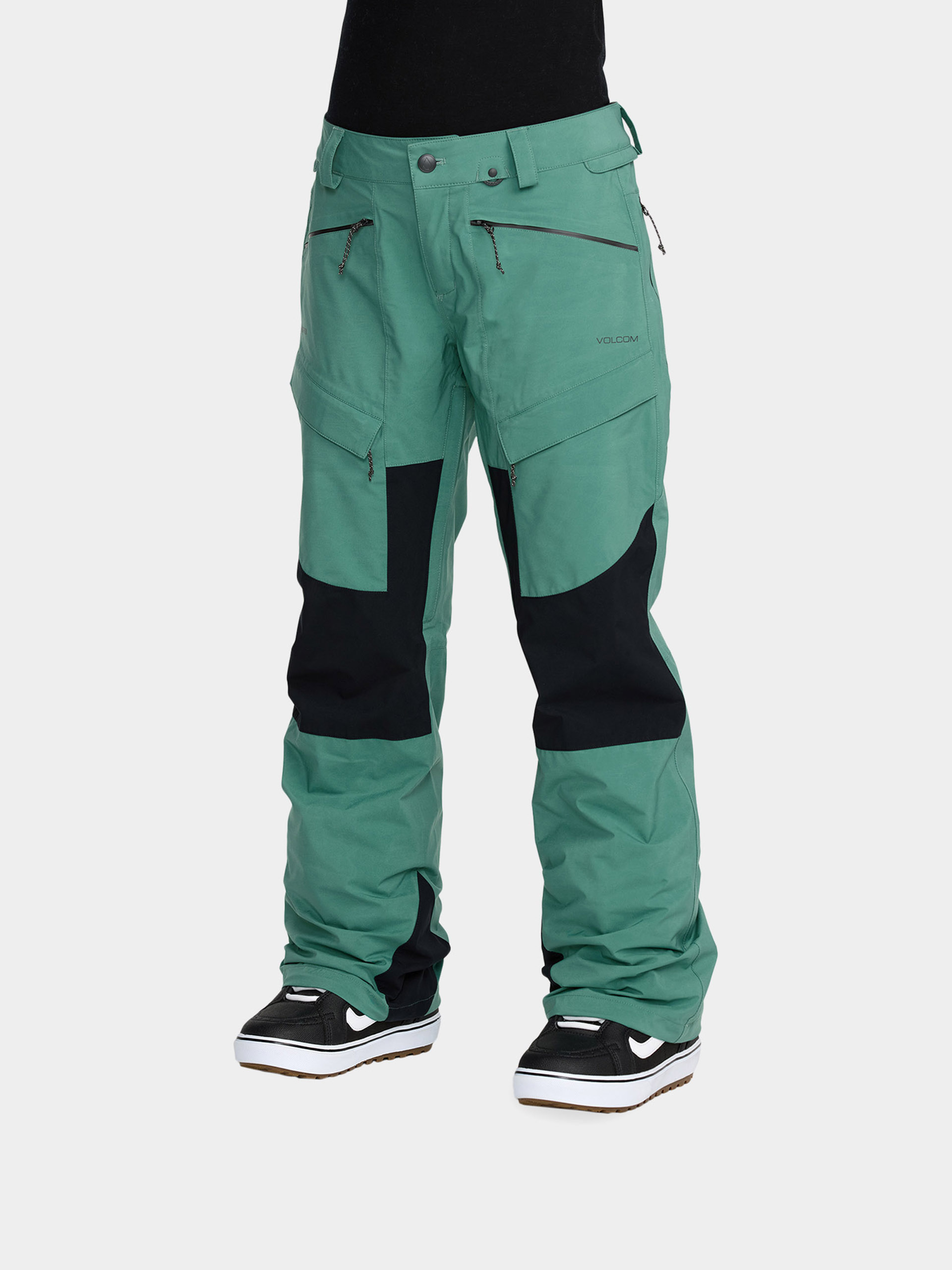 Pentru femei Pantaloni pentru snowboard Volcom V.Co At Stretch Gore Tex (spruce green)