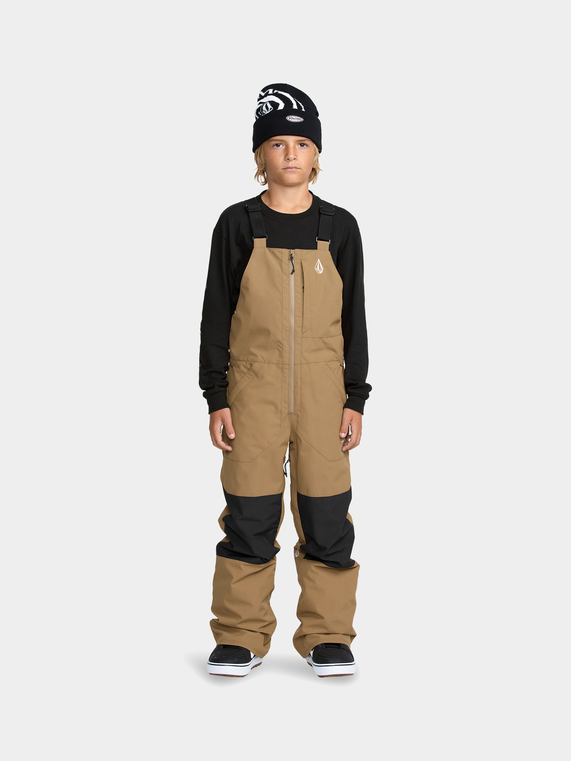 Pantaloni pentru snowboard Volcom Barkley Ins Bib Overall JR (bronze)
