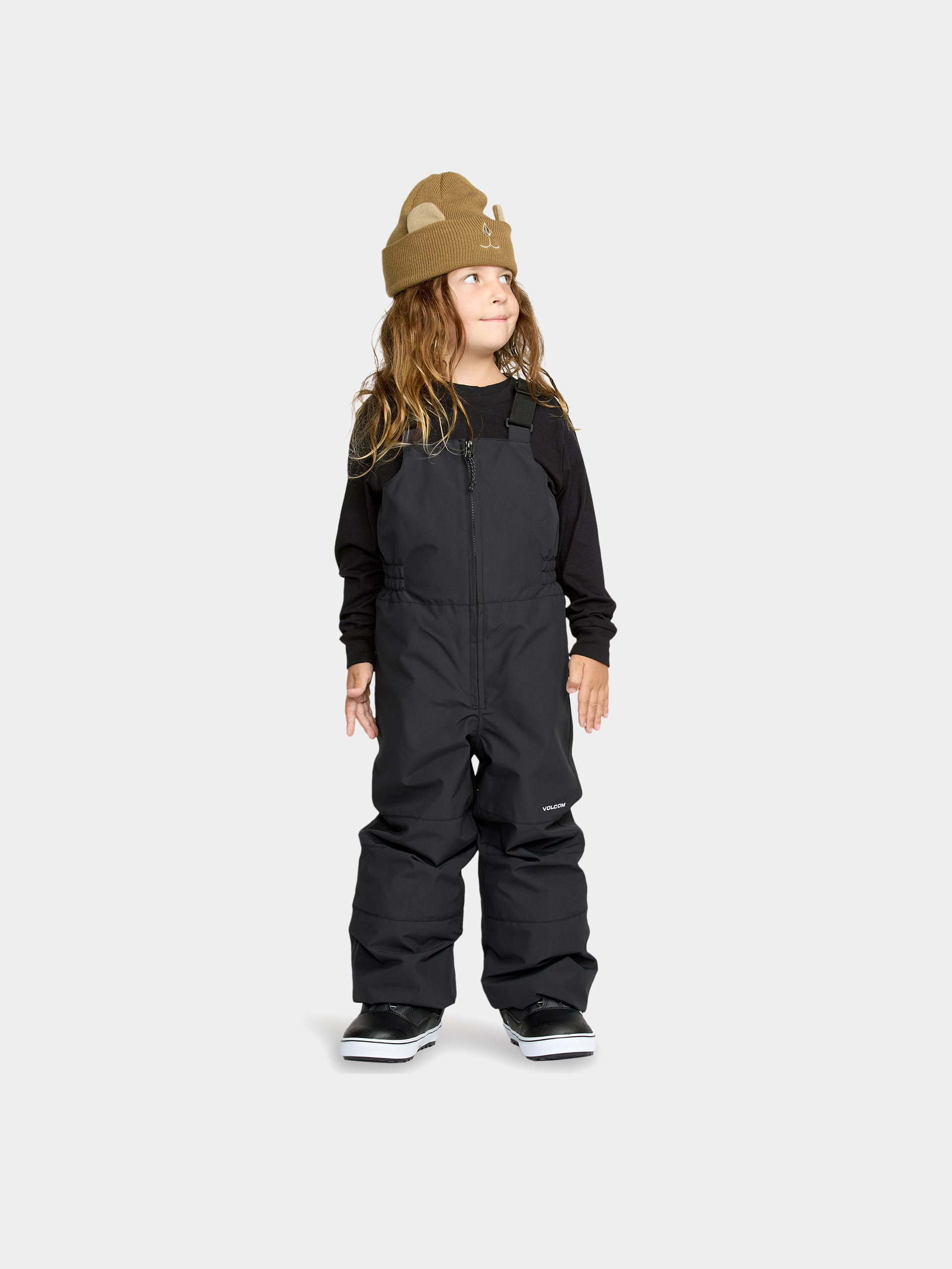 Pantaloni pentru snowboard Volcom Barkley Ins Bib Overall JR (black)