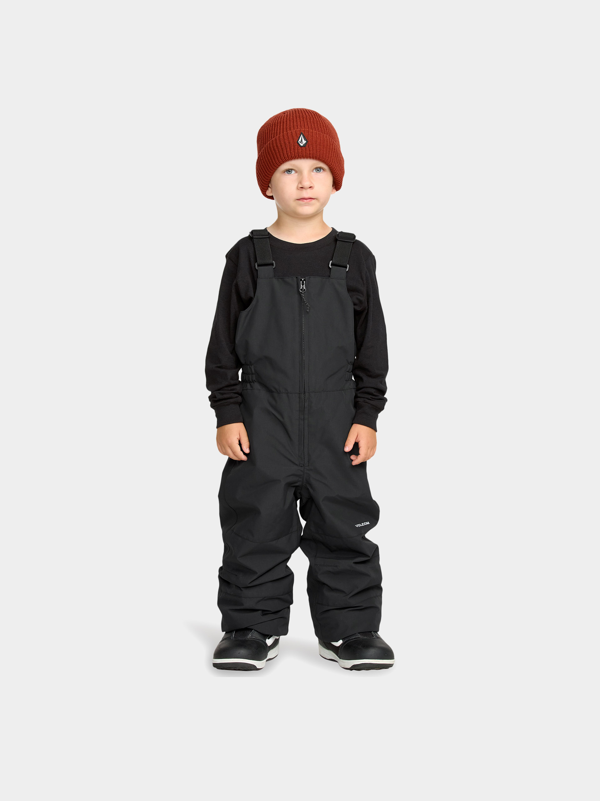 Pantaloni pentru snowboard Volcom Barkley Ins Bib Overall JR (black)