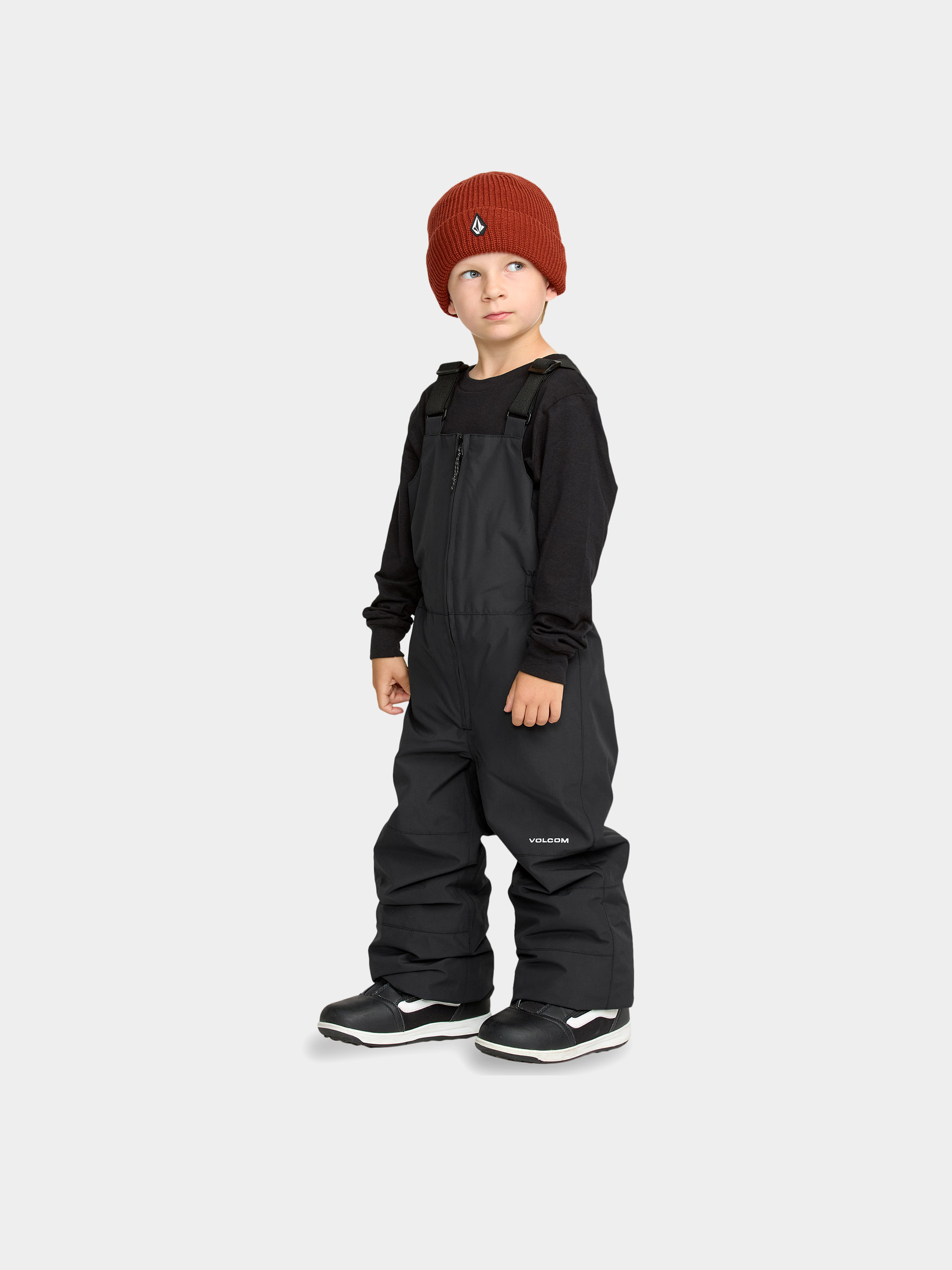 Pantaloni pentru snowboard Volcom Barkley Ins Bib Overall JR (black)