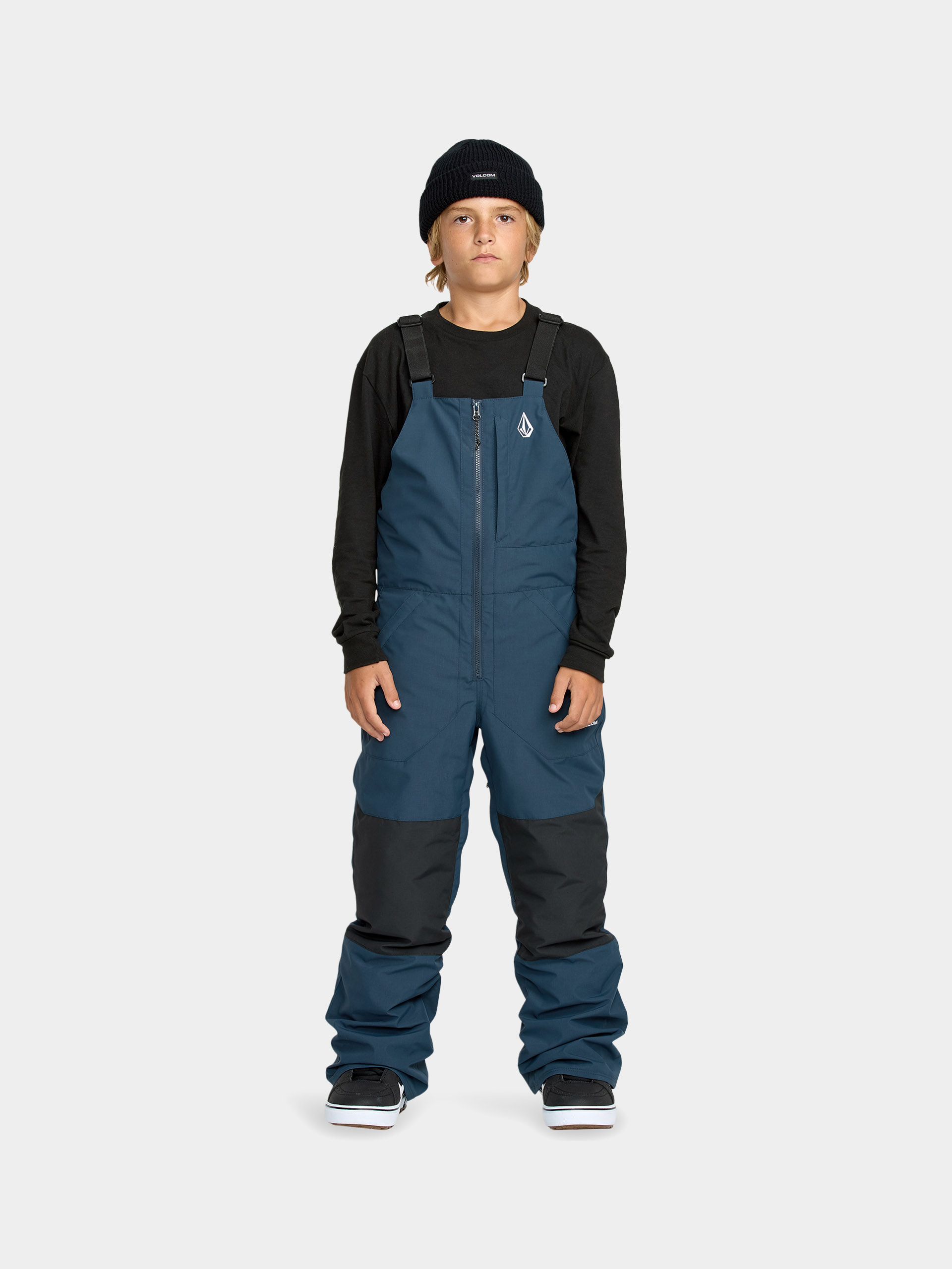 Pantaloni pentru snowboard Volcom Barkley Ins Bib Overall JR (deep blue)